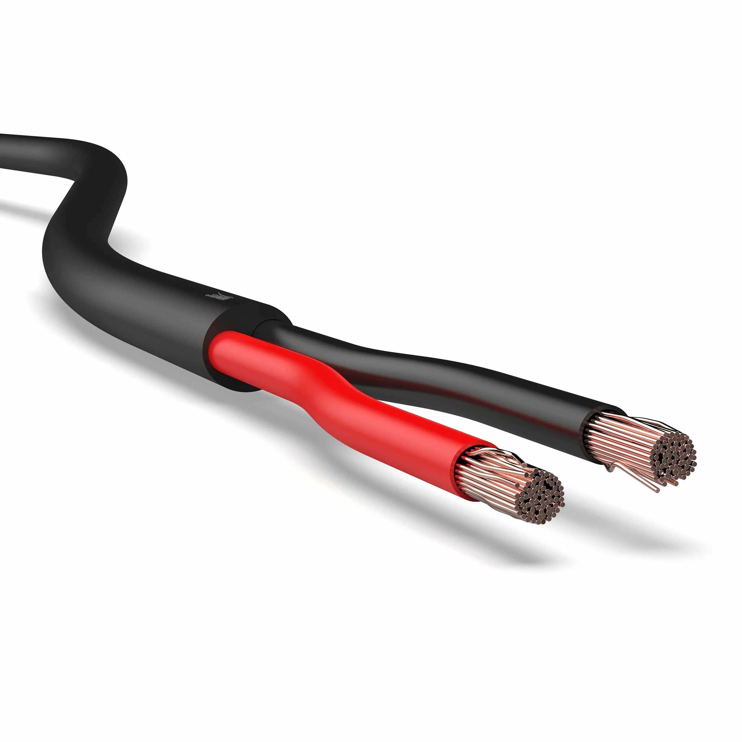 Auprotec Câble de véhicule 5 m - 2 x 1,5 mm² - Câble rond 2 fils noir/rouge - Câble électrique FLRYY - Pour remorque de voiture