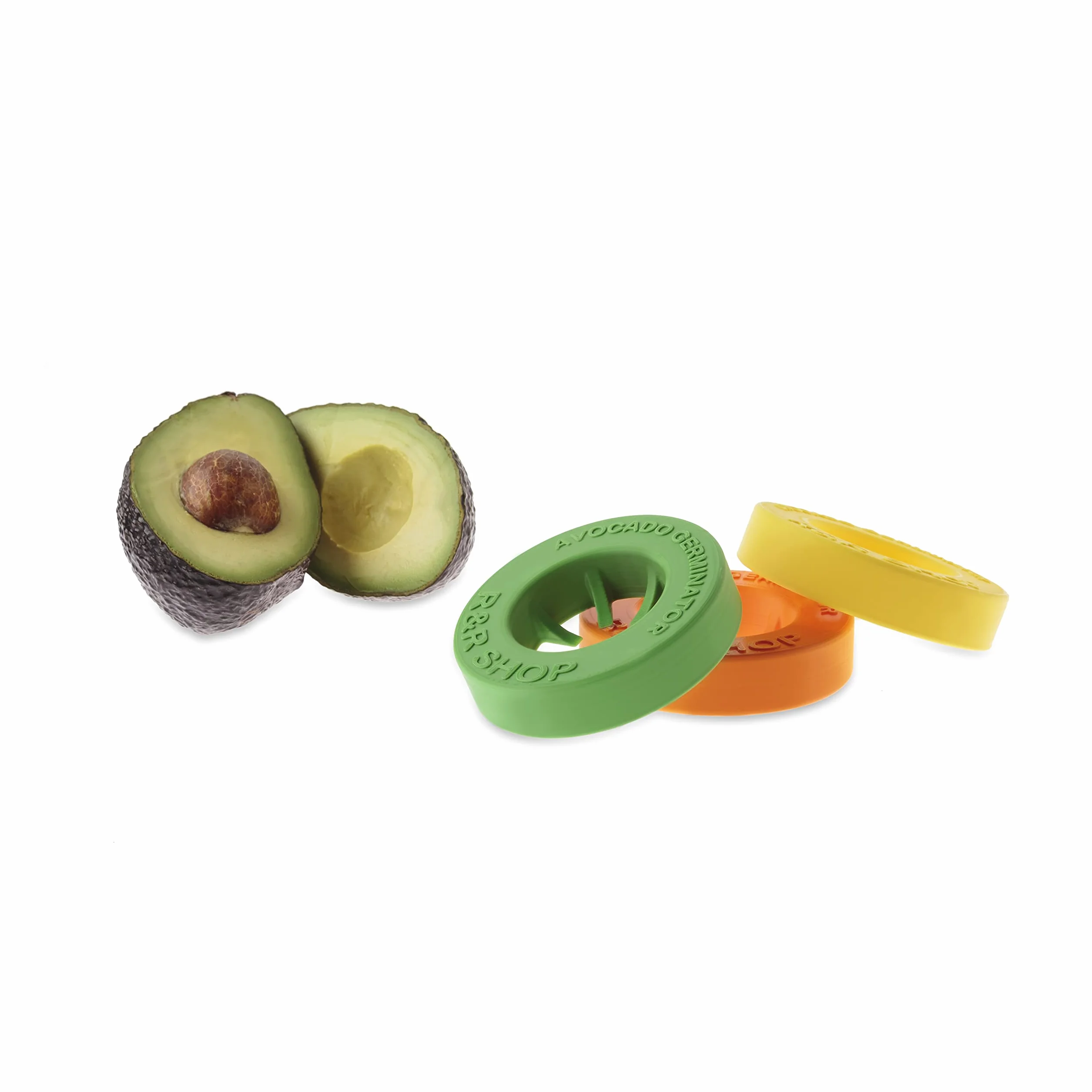 Kit de Germination d'Avocat Pot Flottant R&R SHOP 100% Plastique de maïs Vert
