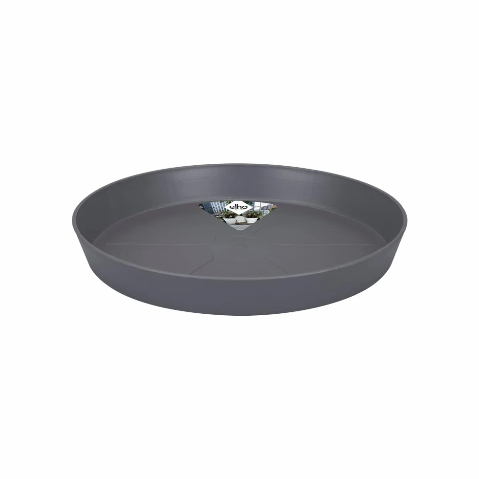 Elho Loft Urban Soucoupe Ronde Anthracite 48 x 48 x 5 cm