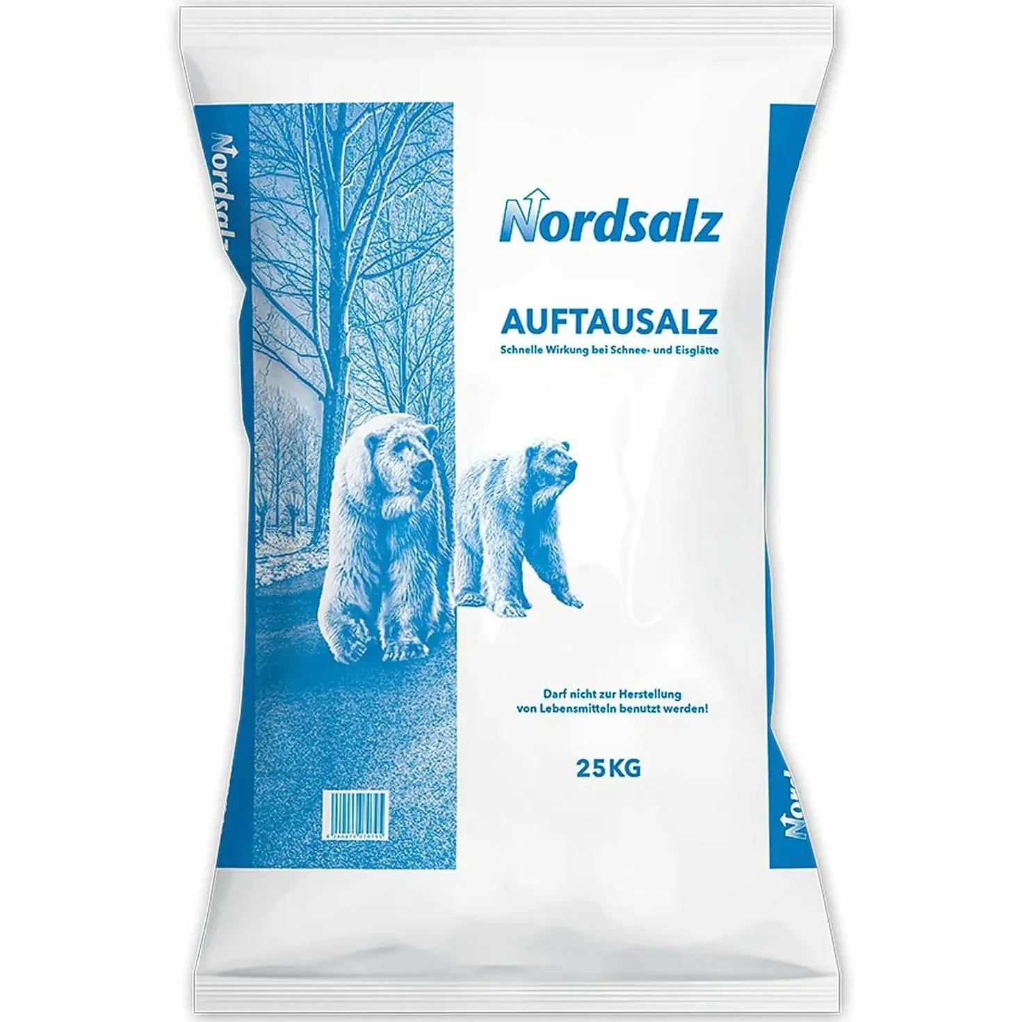 Sel de déneigement Nordsalz 25 kg Landree® effet rapide neige verglas