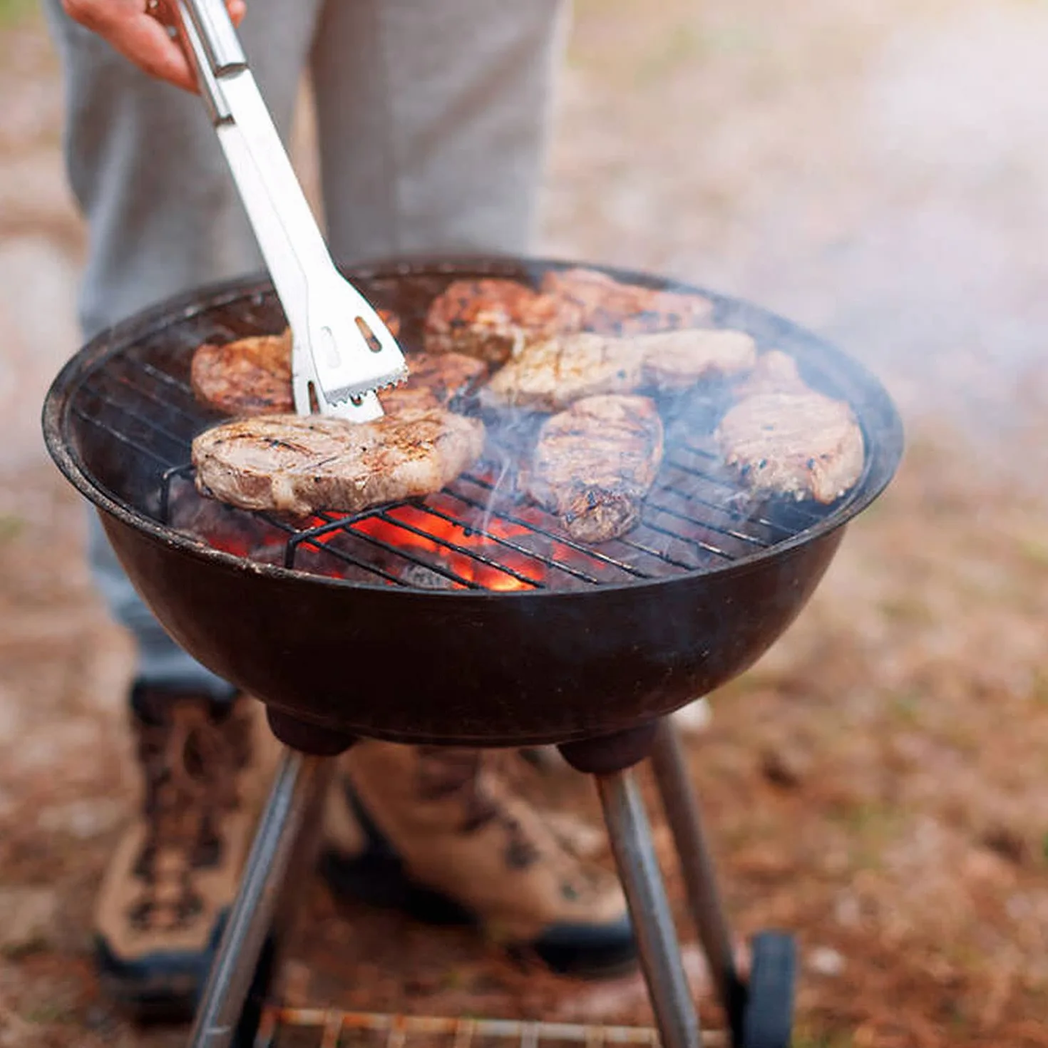 Ensemble d'ustensiles de Barbecue Professionnels en Acier Inoxydable Sac Transport (9 PCS)