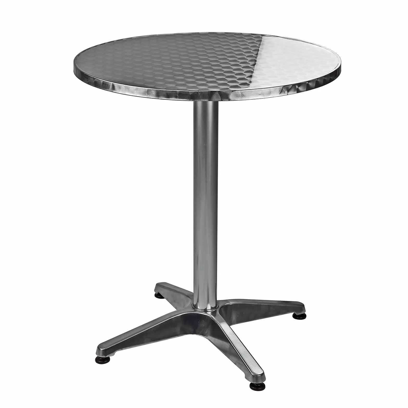Table de bistrot ronde aluminium 60 cm hauteur 70 cm