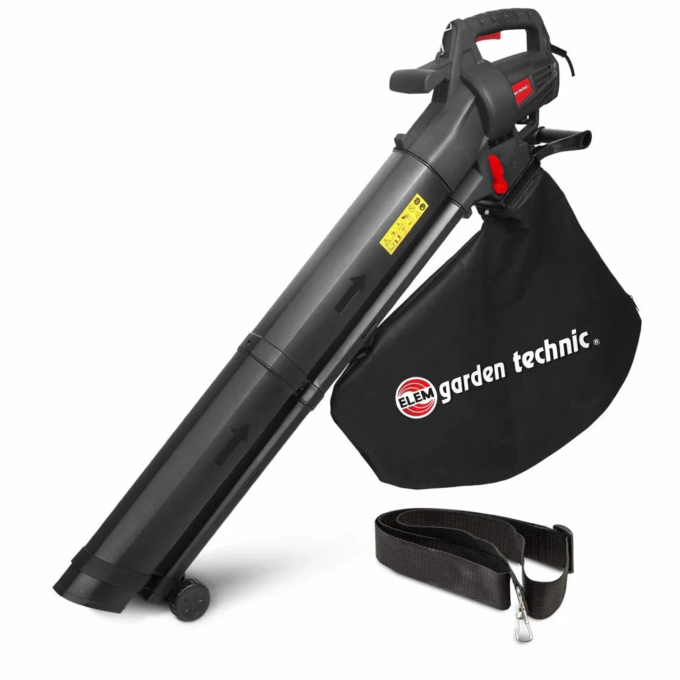 Aspirateur Souffleur Broyeur de Feuilles 3000W 270 km/h Sac 35L Elem Garden
