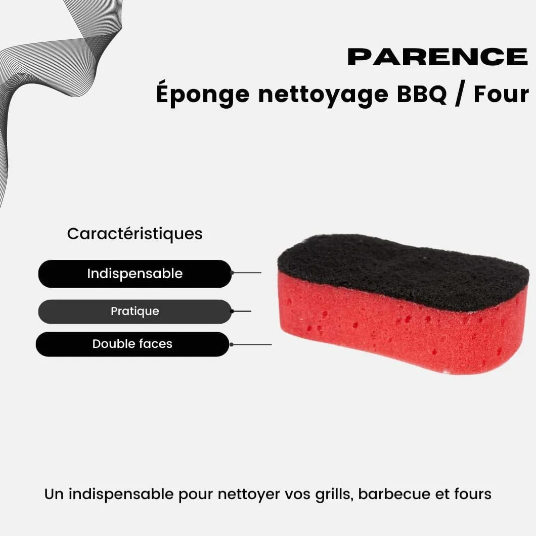 Éponges de Nettoyage Barbecue et Four - Lot de 2 Tampons à Récurer