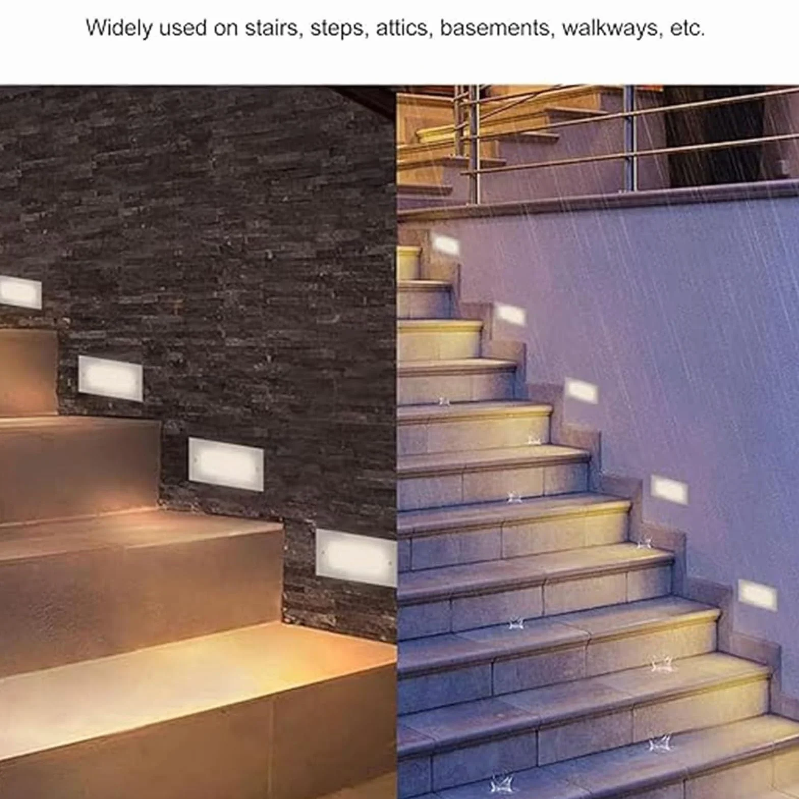 Spots LED encastrés au sol IP65 3W 220V pour jardin terrasse allée