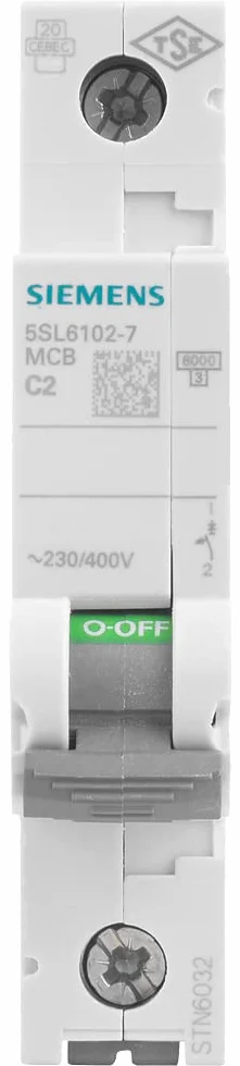AUT.MAGNETOT.230/400V 6kA 1P C- 2A