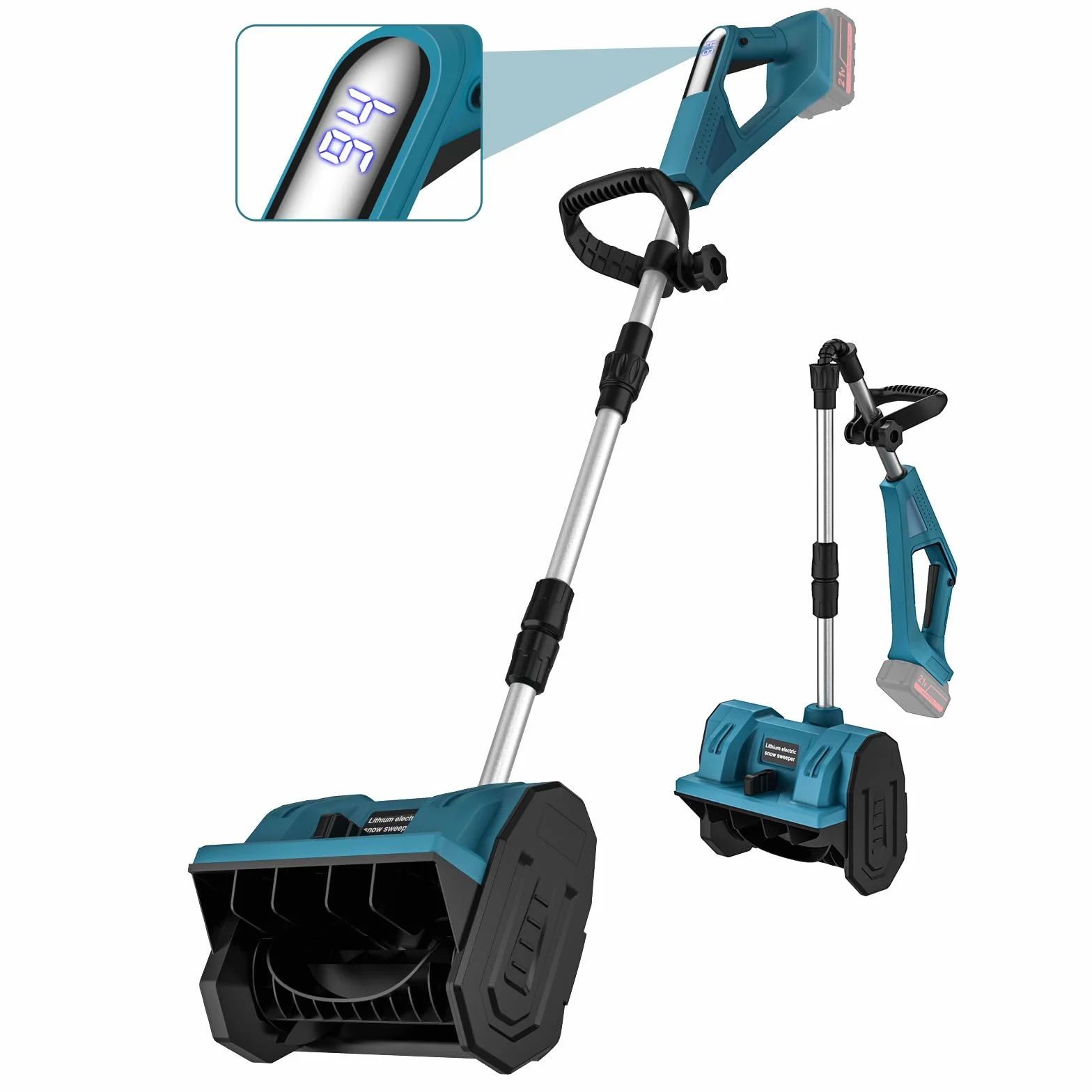 Makita 18V Fraise à Neige sans Fil Pliable Moteur Brushless Écran LCD Largeur 33cm Hauteur 20cm