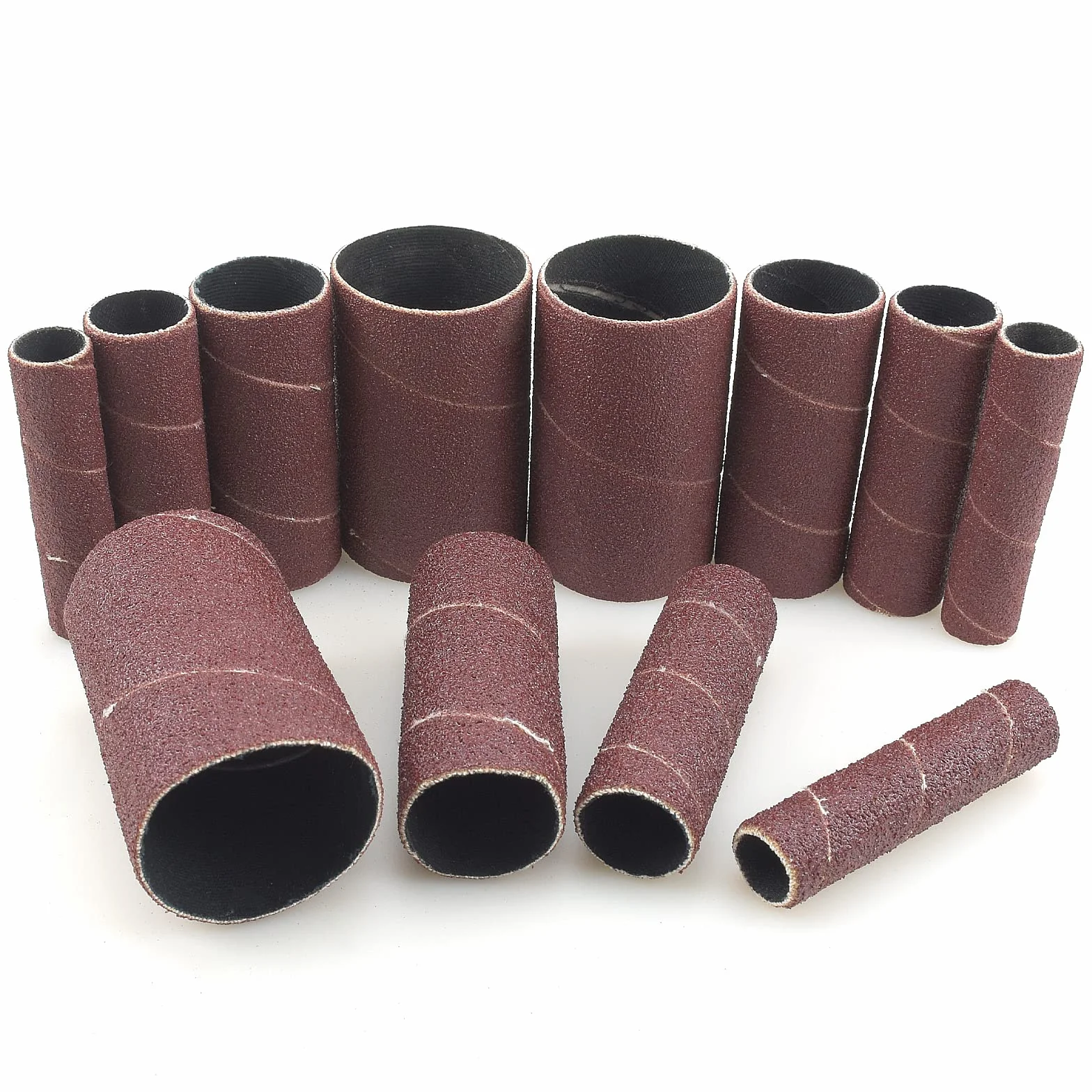 BIGP 20 Pcs Kit ponceuse à Tambour, Kit d'outils pour Ponceuse à Tambour de ponçage avec étui pour perceuse à Colonne