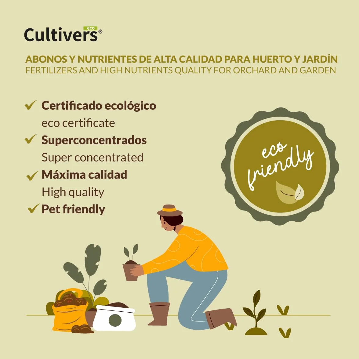 CULTIVERS Engrais Biologique pour Cactus et Plantes Succulentes 1 L. Engrais Liquide Organique