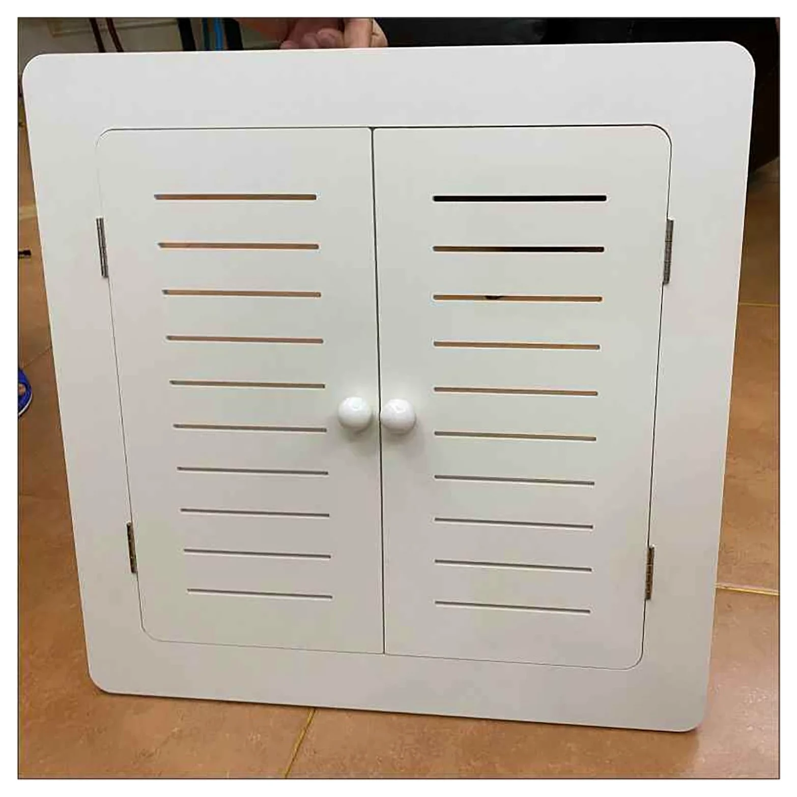 ERRULAN Trappe de Visite Panneau d'accès en Plastique pour cloisons sèches, Trappe d'accès au Grenier pour Plombier, Trappe d'inspection sur Mesure pour cloisons sèches, pour intérieur(50x40cm)