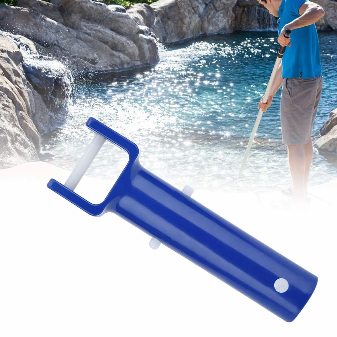 Poignée de tête d'aspiration 2 pièces, accessoires d'aspirateur de piscine, clip en V
