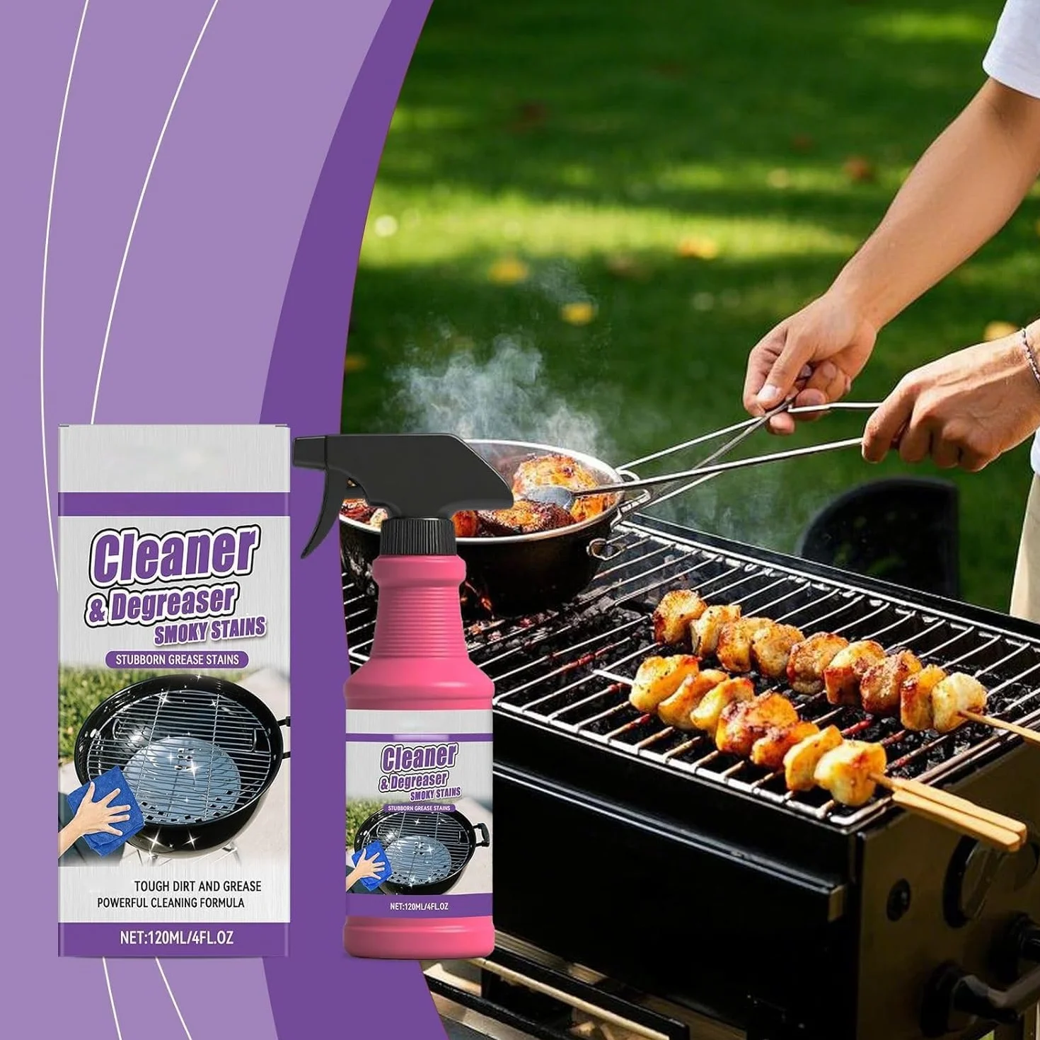 Nettoyant Barbecue Dégraissant Multi-Surface Heavy-Duty Fast-Acting (1 PCS)