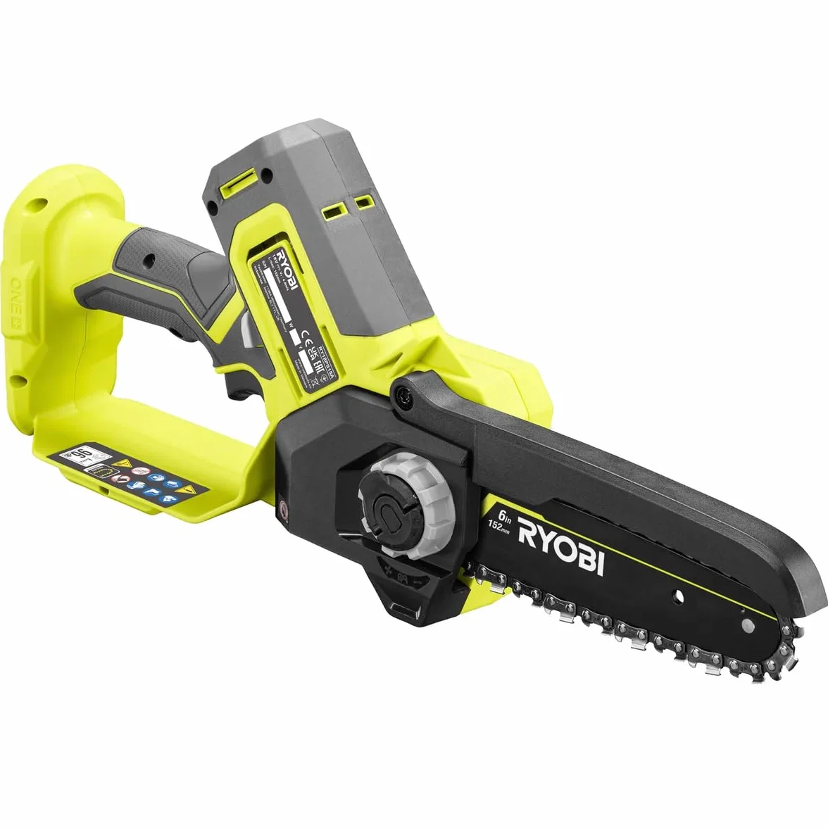 Scie d'élagage électrique Ryobi RY18PS15A-0 18V ONE+™ 15cm 5133006437 - sans batterie ni chargeur