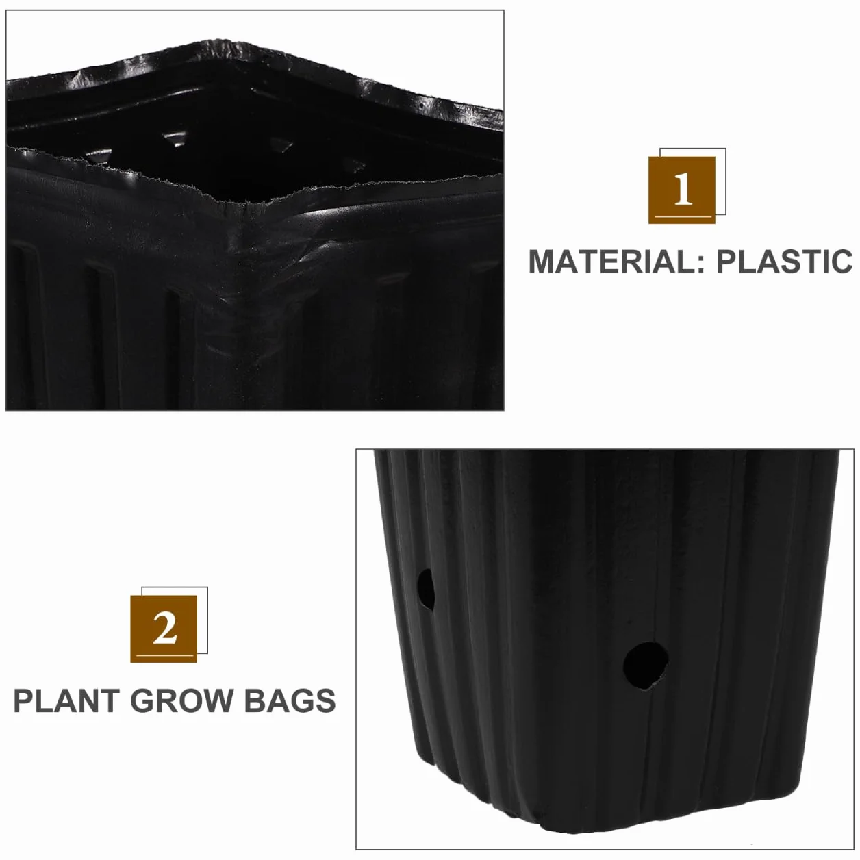 BESPORTBLE Lot de 30 sacs à semis - Tubes d'arbre pour semis, pots de culture