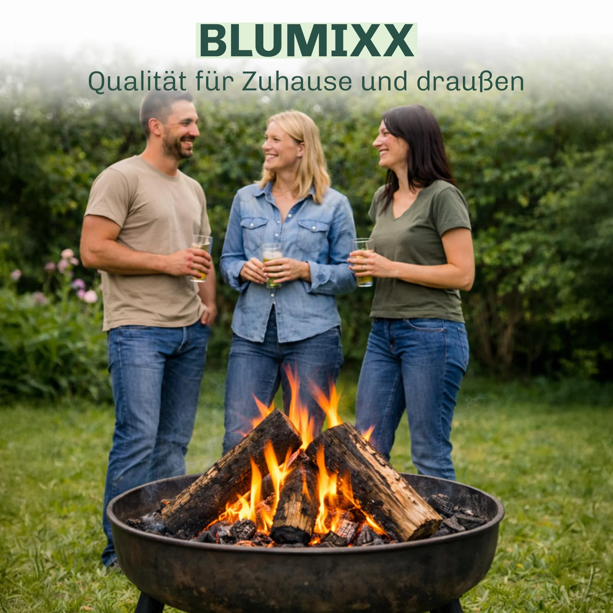 Blumixx Allume-feu en laine de bois 10 kg 1000 pièces écologique bois pur cire certifié FSC