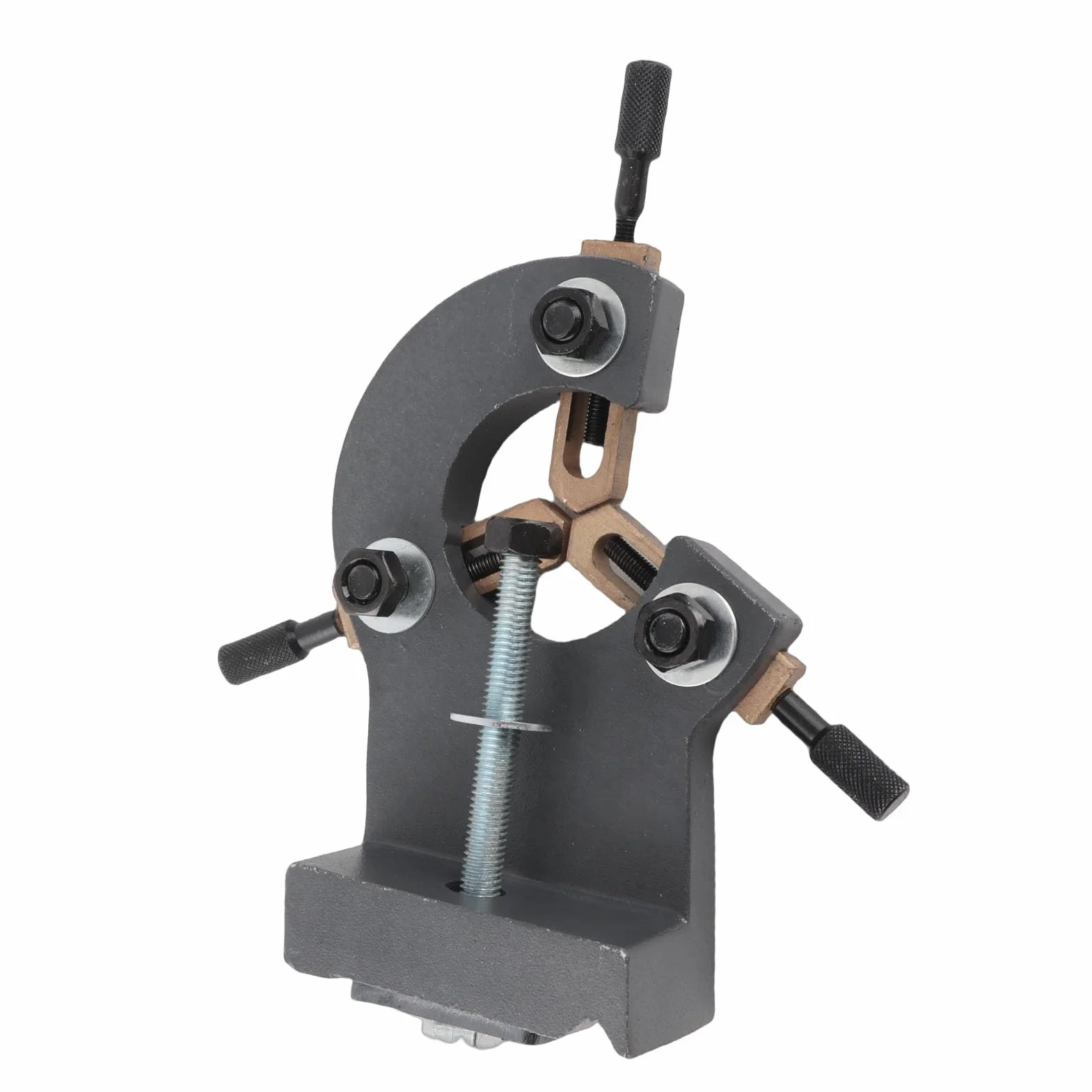 Mini lunette de tours, lunette de tournage sur bois, lunette de tours à bois, stabilisateur de tours en métal fixe pour 0618 CJ18 CJ0618A 7x12 7x14 0618‑3B, support central de