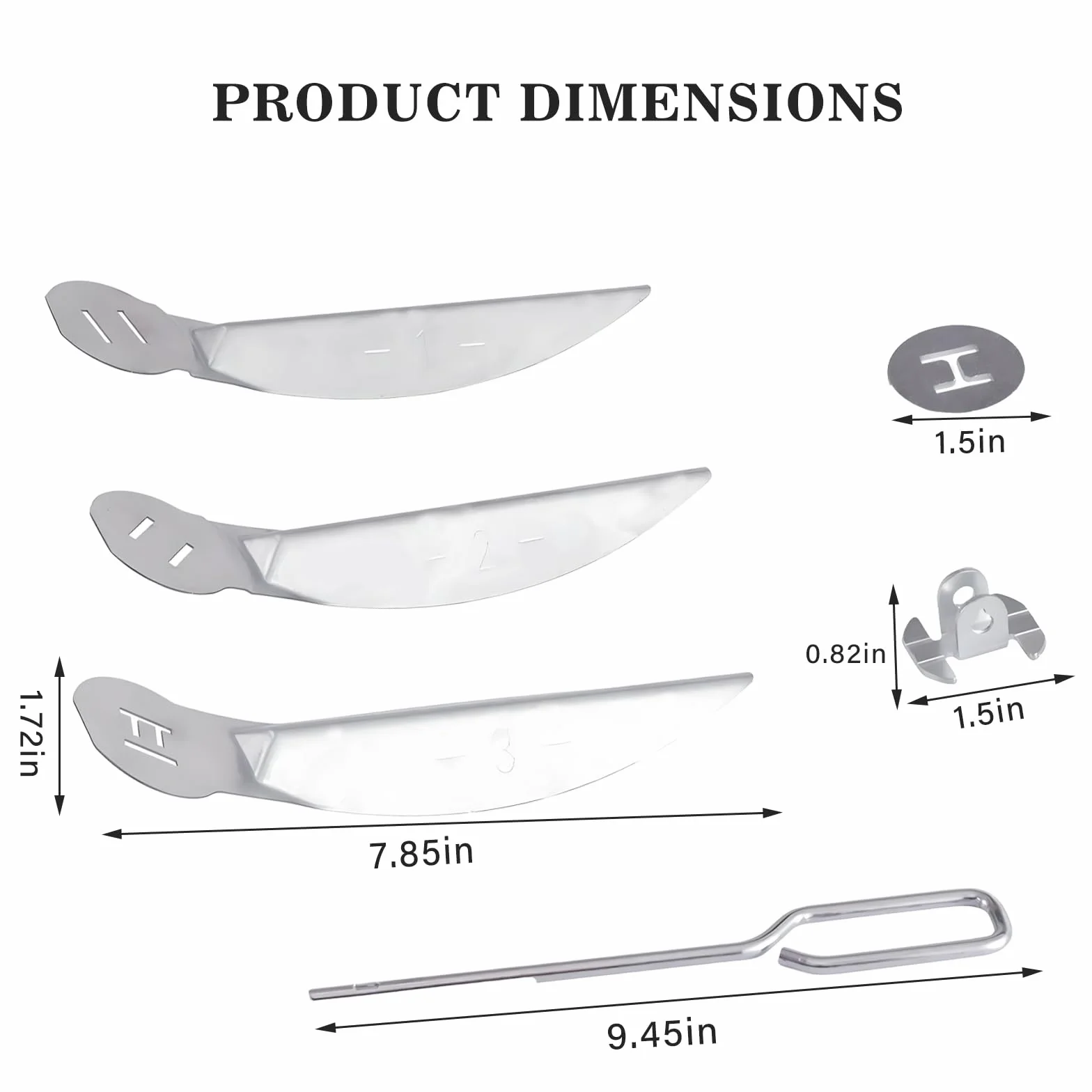 Lot de 2 kits de nettoyage One-Touch 18-1/2" pour Weber, pièces de rechange résistantes à la chaleur pour barbecue sphérique