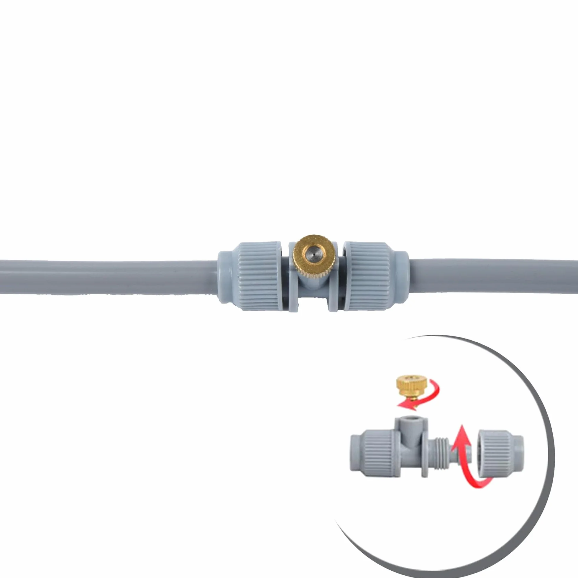WERKA PRO Brumisateur de terrasse 20m 14 Buses Laiton