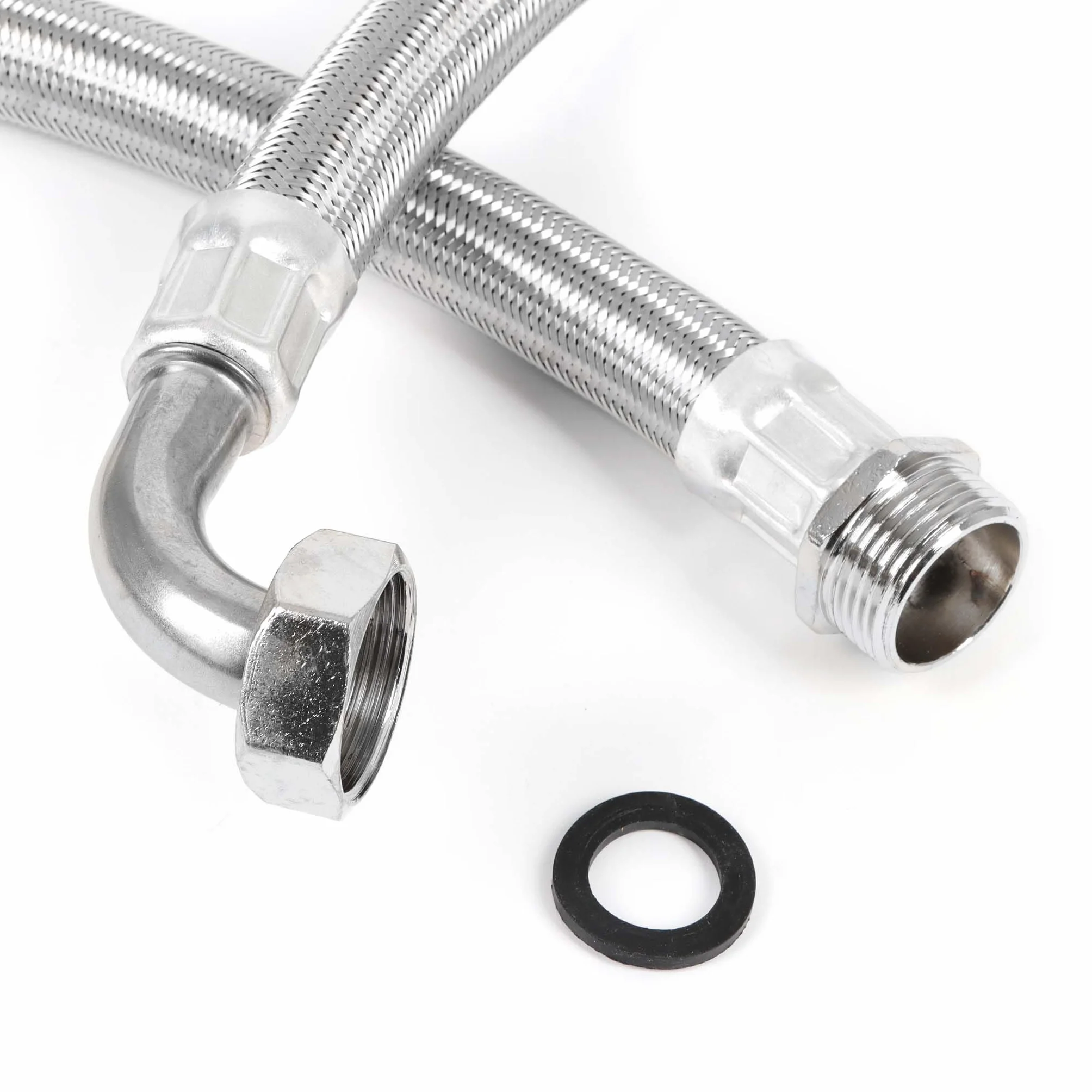 Tuyau Eau Acier 0,6m DN25 (1") Installation Domestique Tuyau Blindé Réservoir Vessie