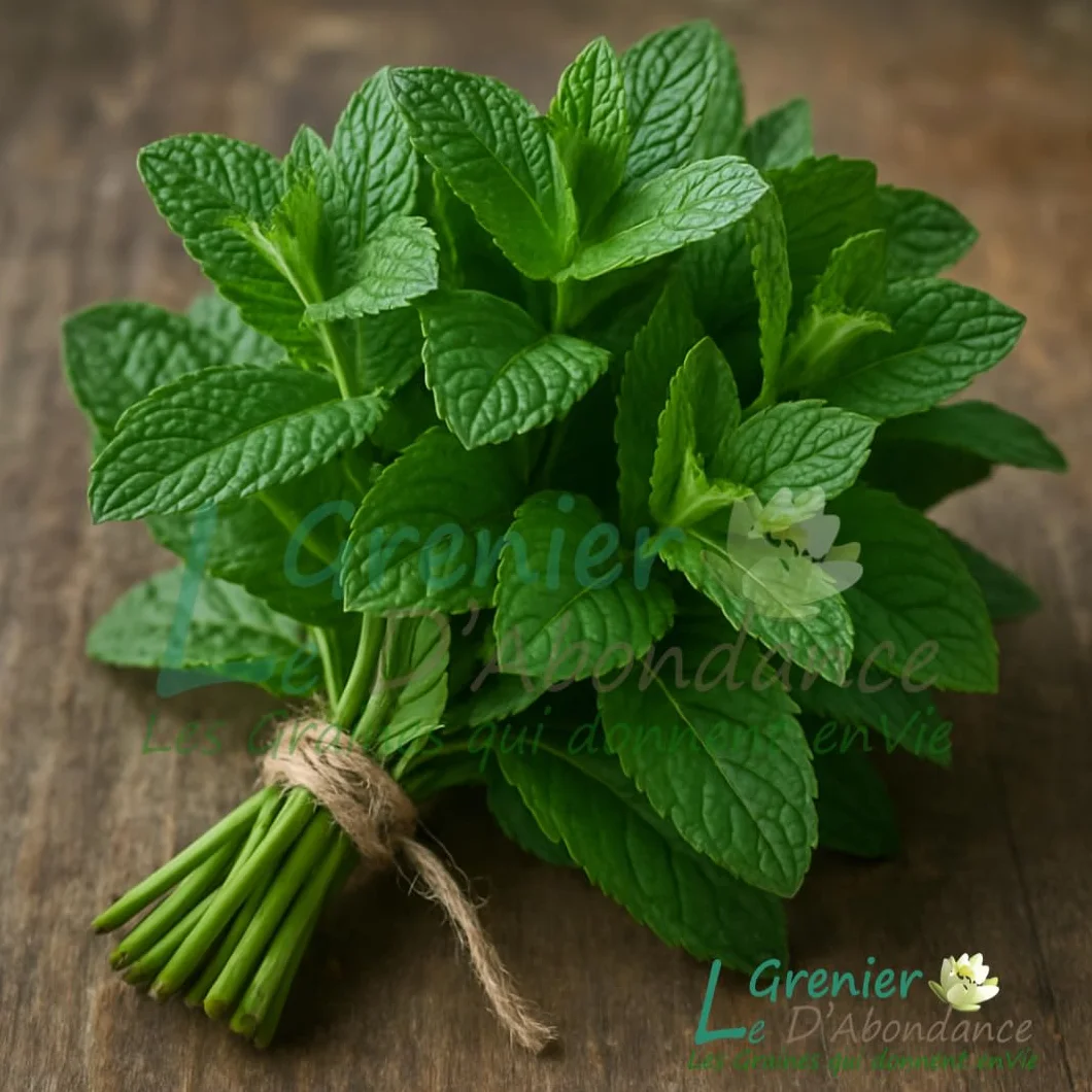 Menthe Verte - Mentha viridis - Graines Aromatiques à semer - Le Grenier d'Abondance