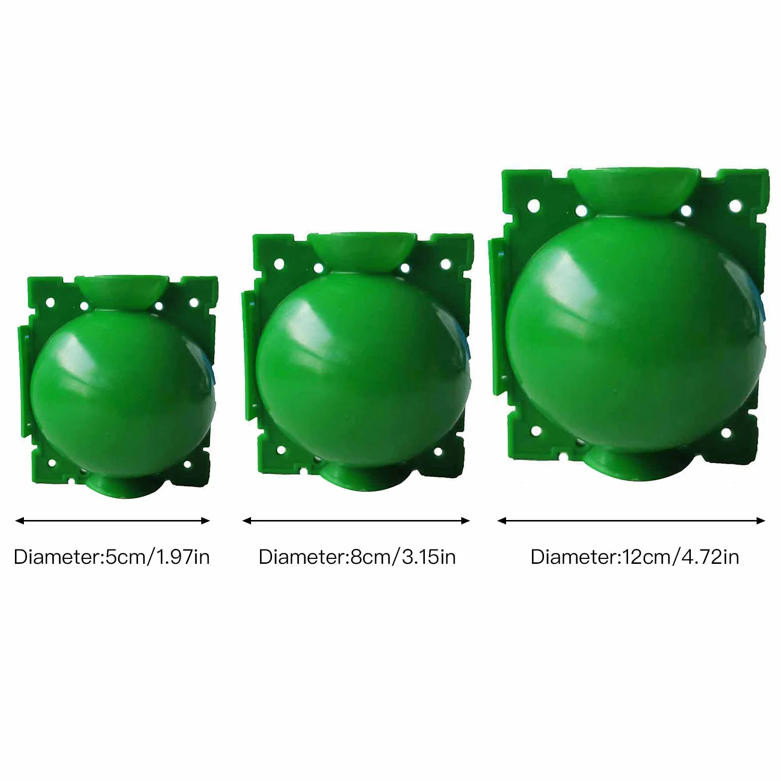 Lot de 10 dispositifs d'enracinement de plantes sphériques 12 cm