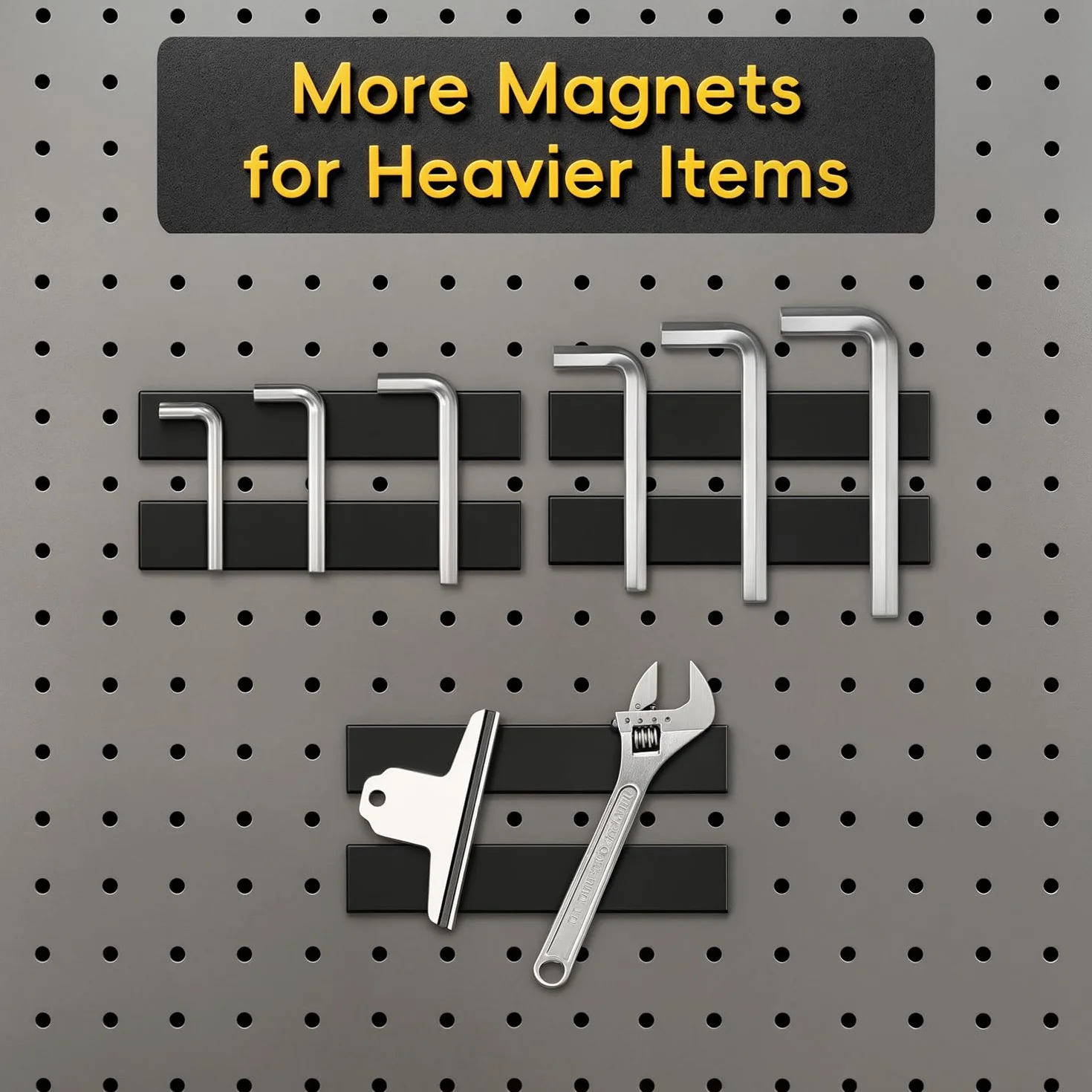 Bande Magnetique Adhesive,12 Pièces 15cm x 25mm x 2mm Aimant Ruban Autocollant Adhésifs pour Cuisines Garages Studios Bureaux