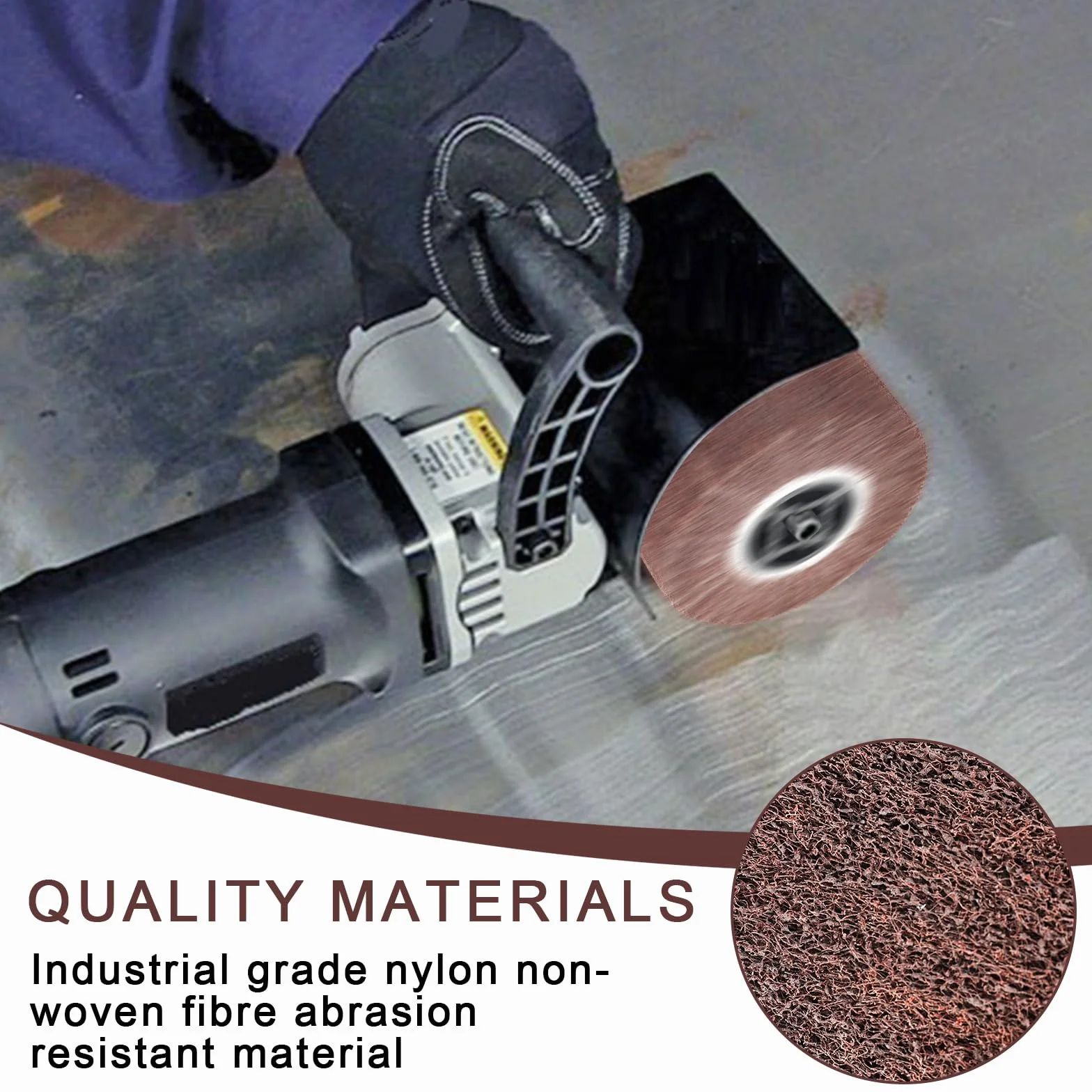 Rouleau de satin à grain 120 - 120 x 100 mm - Brosse de satin - Manchons abrasifs pour rouleau abrasif - Idéal pour le ponçage et le satinage - PYserne
