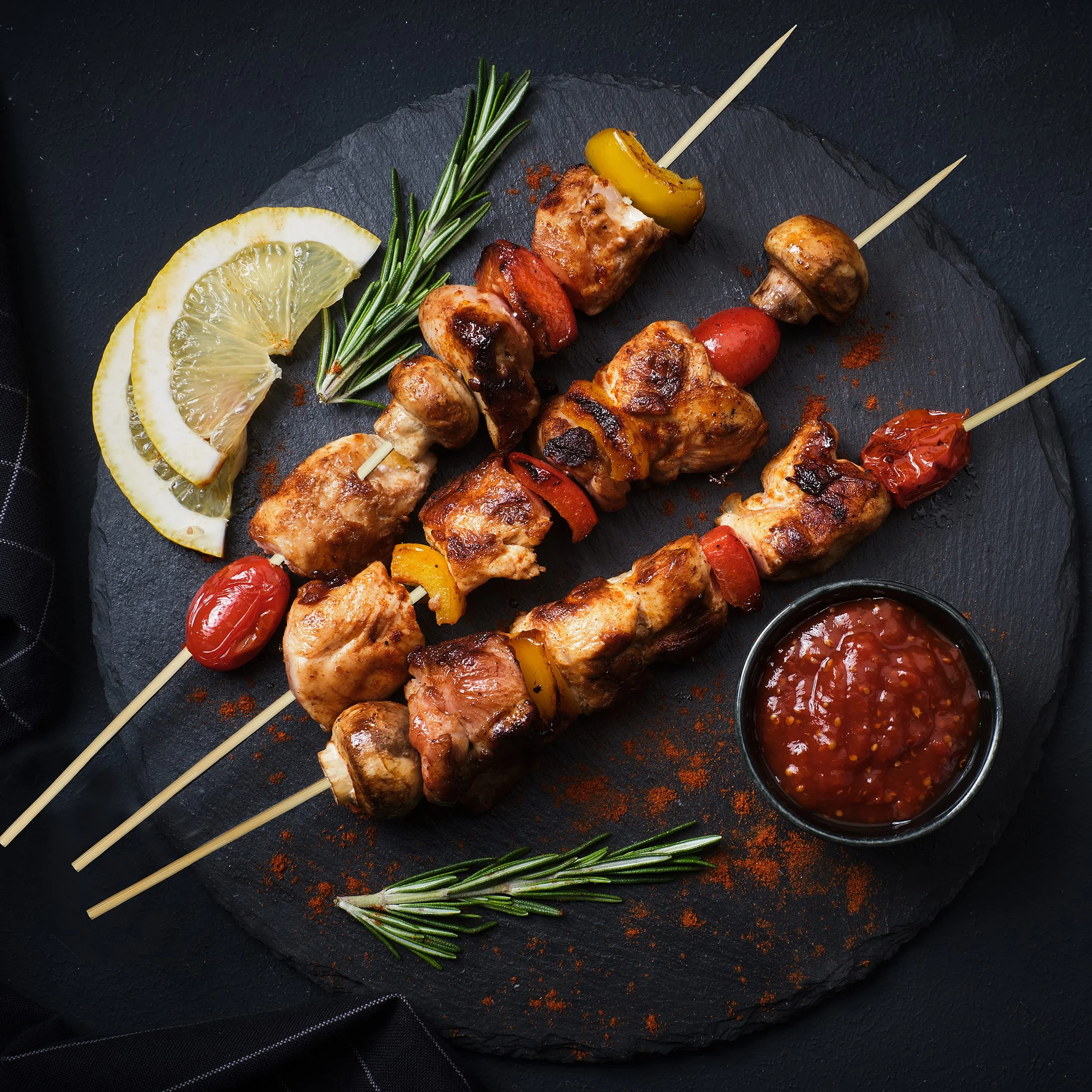 Relaxdays Piques Bois 40 cm Lot 300 Bambou Barbecue Brochettes Nature Ø 4 mm