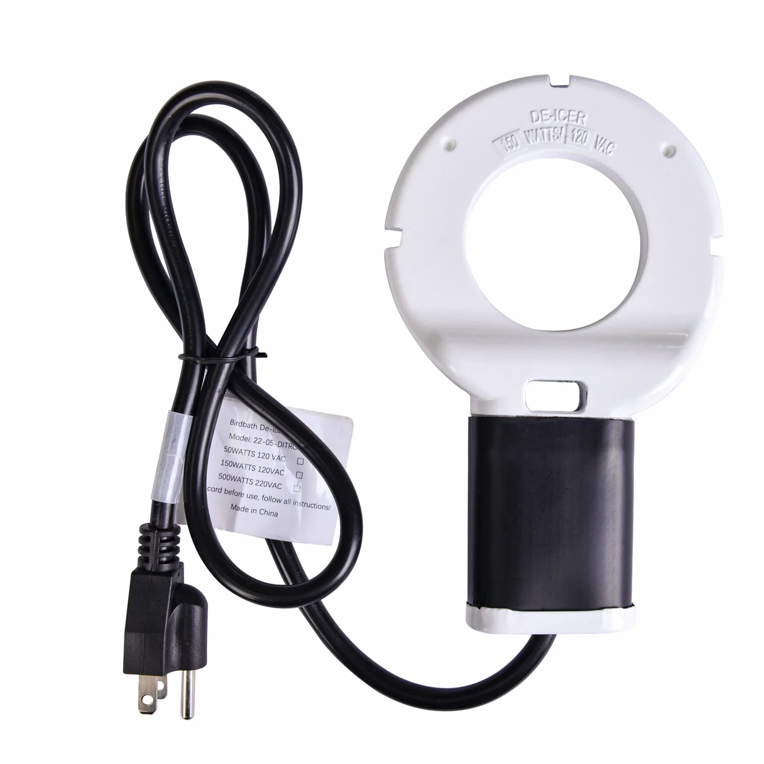 Dégivreur de ferme 250 W Chauffe-eau submersible bétail aluminium non conducteur