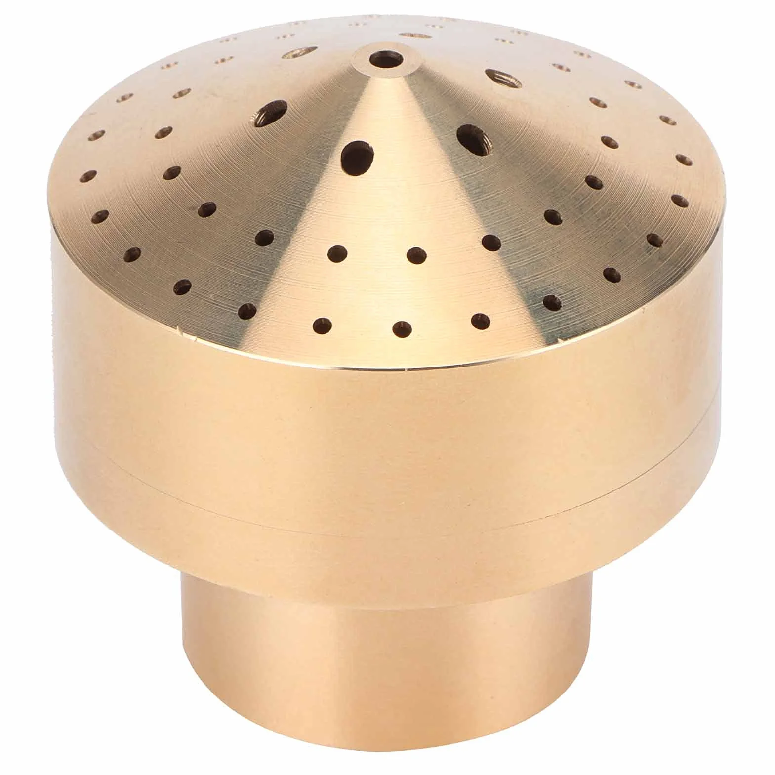 Tbest Tête d'arrosage Buse Fontaine Laiton G1/2 Filetage Femelle 20mm Spray Paysager Jardin Effet Feu d'artifice Résistant Haute Pression