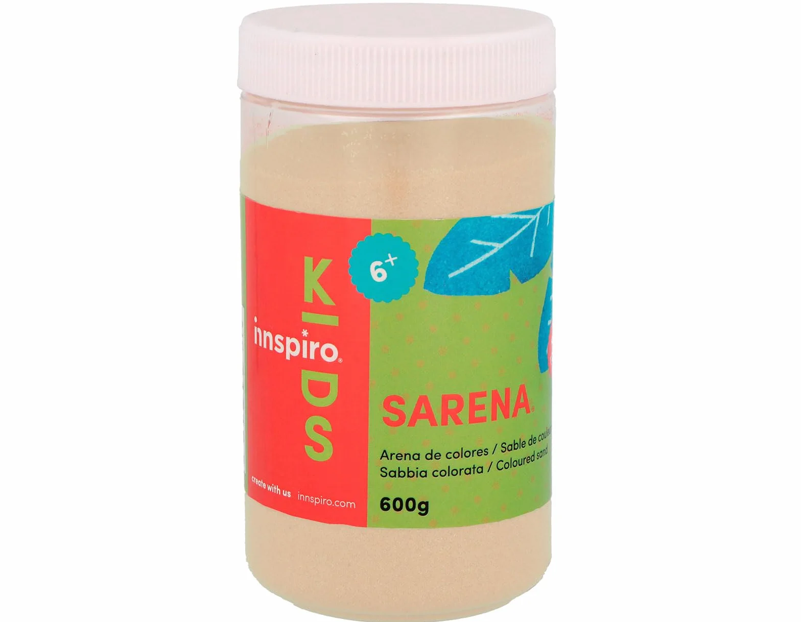 INNSPIRO Sable de couleur beige 600 g pour décoration et travaux manuels