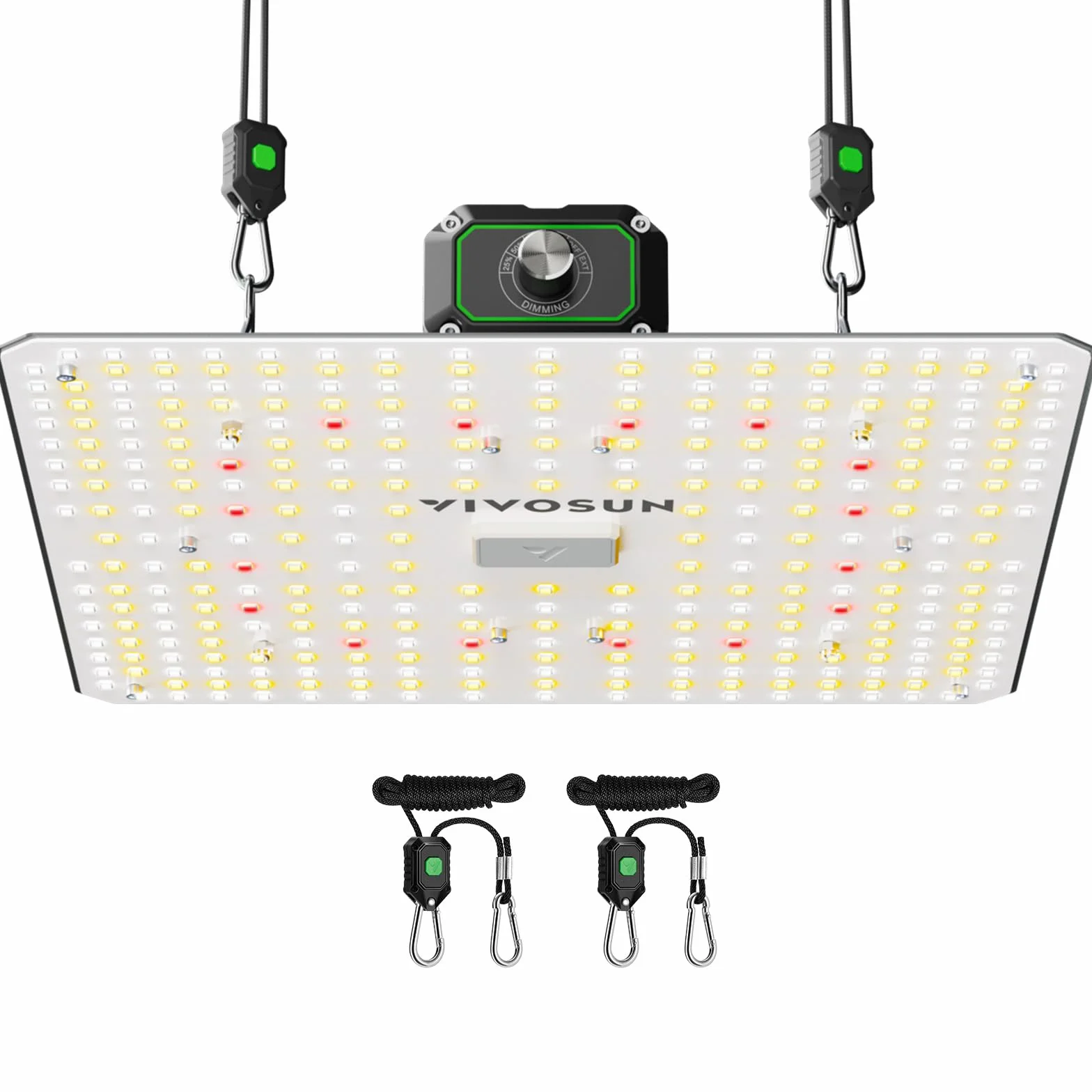VIVOSUN Lampe de culture LED 100W, Spectre Complet, PPFD Élevé pour Plantes Semis