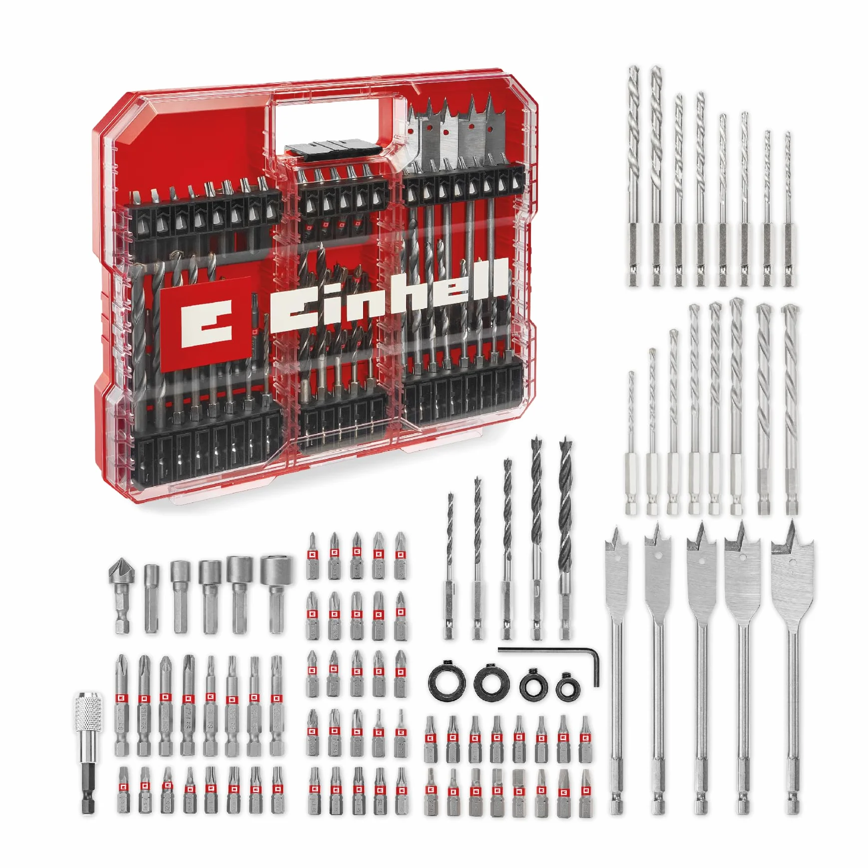 Original Einhell XL-CASE 95 pcs. set d'embouts et de forets