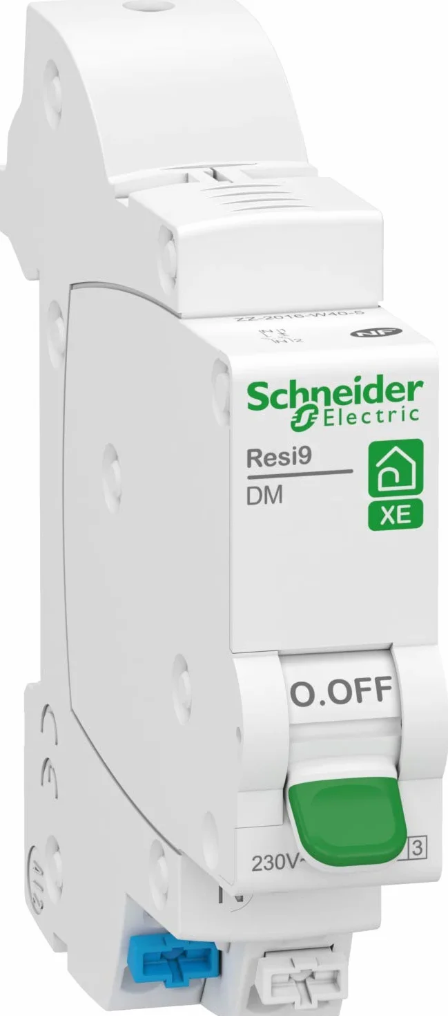 Schneider Electric Resi9 XE disjoncteur modulaire 1P+N 20A courbe D embrochable R9EFD620