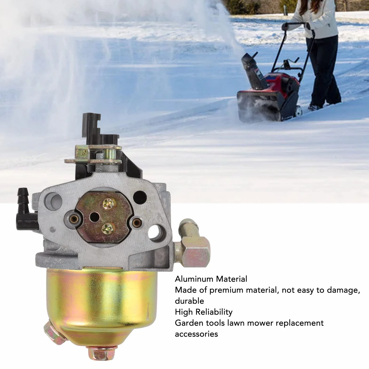 Carburateur Huayi 165S 170S Compatible MTD 951-12705 951-14026A Moteur 208cc 179cc 4 Temps Souffleuse Neige Troy Bilt Storm 2410