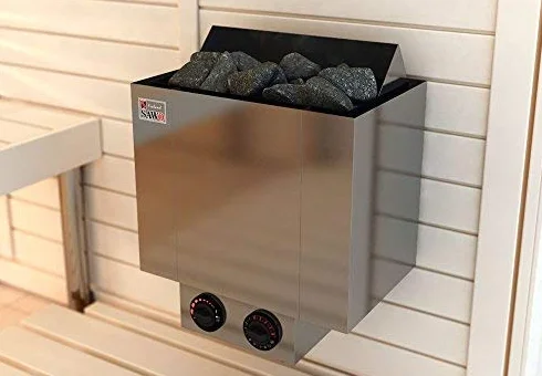 Sauna Poêle Électrique SAWO NORDEX 2017, Gamme de puissance: 4,5 kW; 6,0 kW; 8,0 kW; 9,0 kW; avec unité de contrôle intégrée (NB modèle); Multi-Tension: soit monophasé ou triphasé;