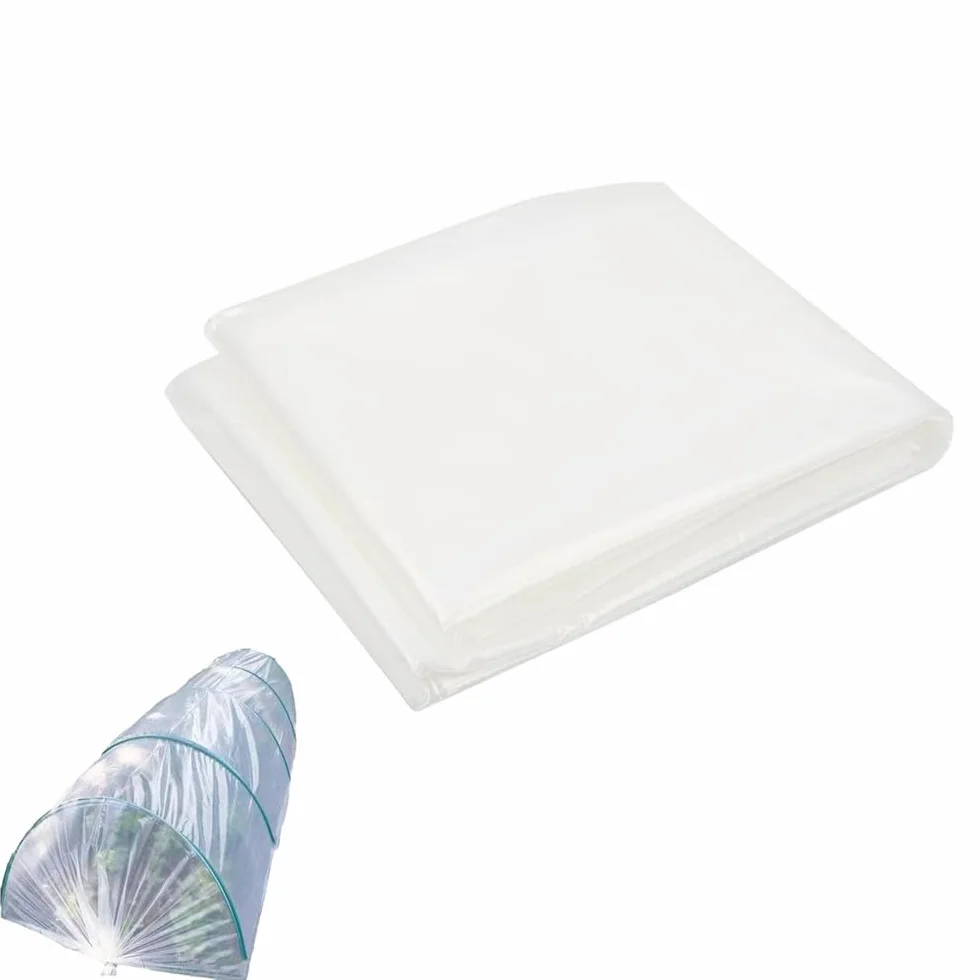 Bâche de protection pour serre 2 x 6 m transparente pour plantes