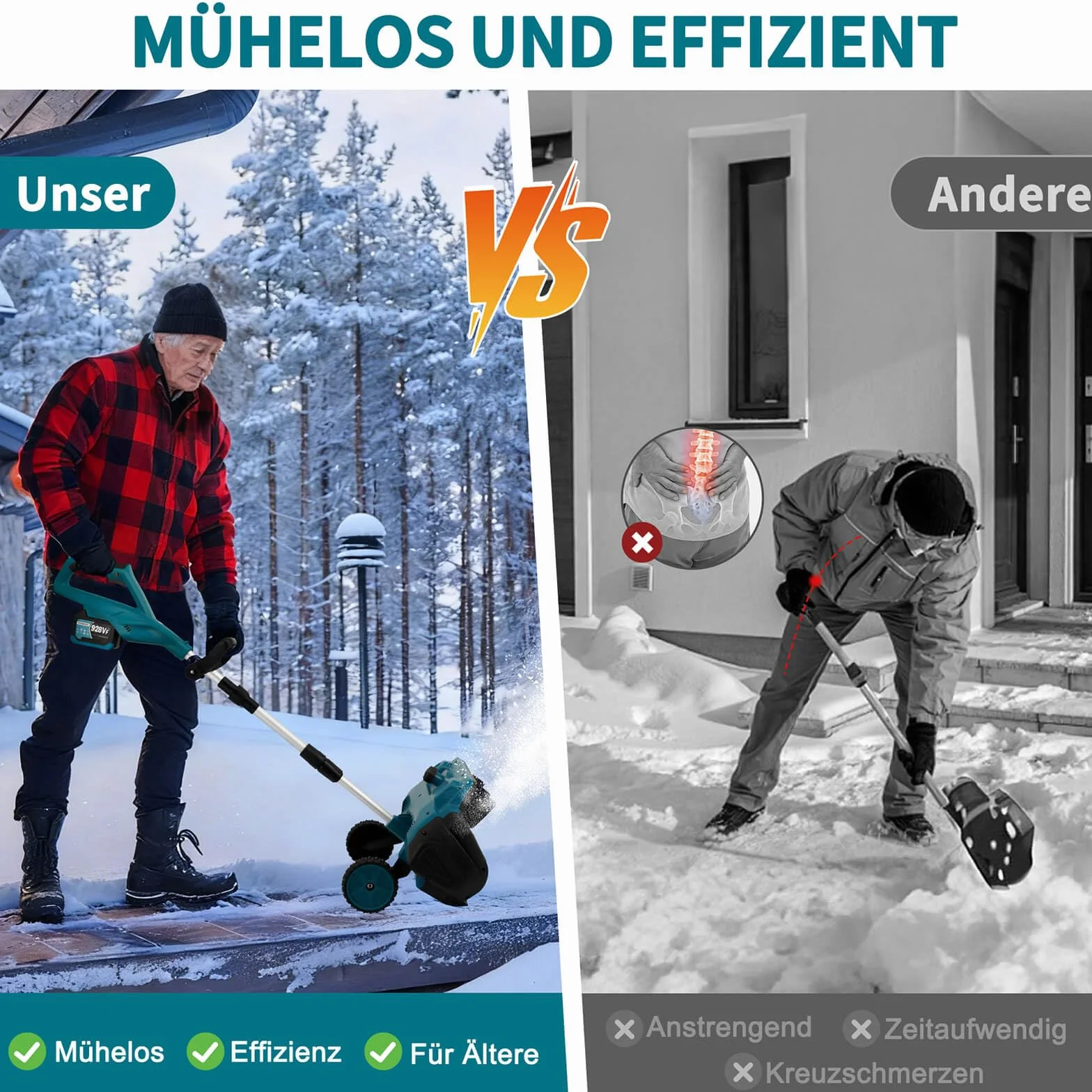 Makita Fraise à neige sans fil 18 V 1000 W 32 cm