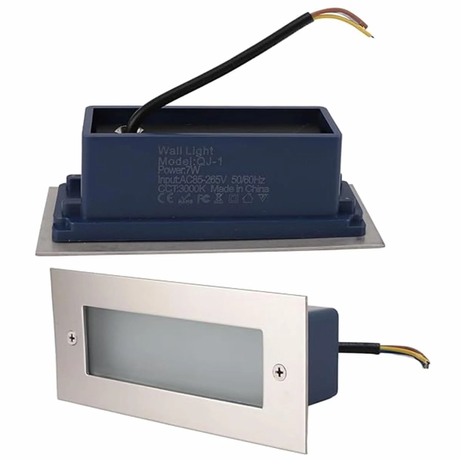 Spots LED encastrés au sol IP65 3W 220V pour jardin terrasse allée