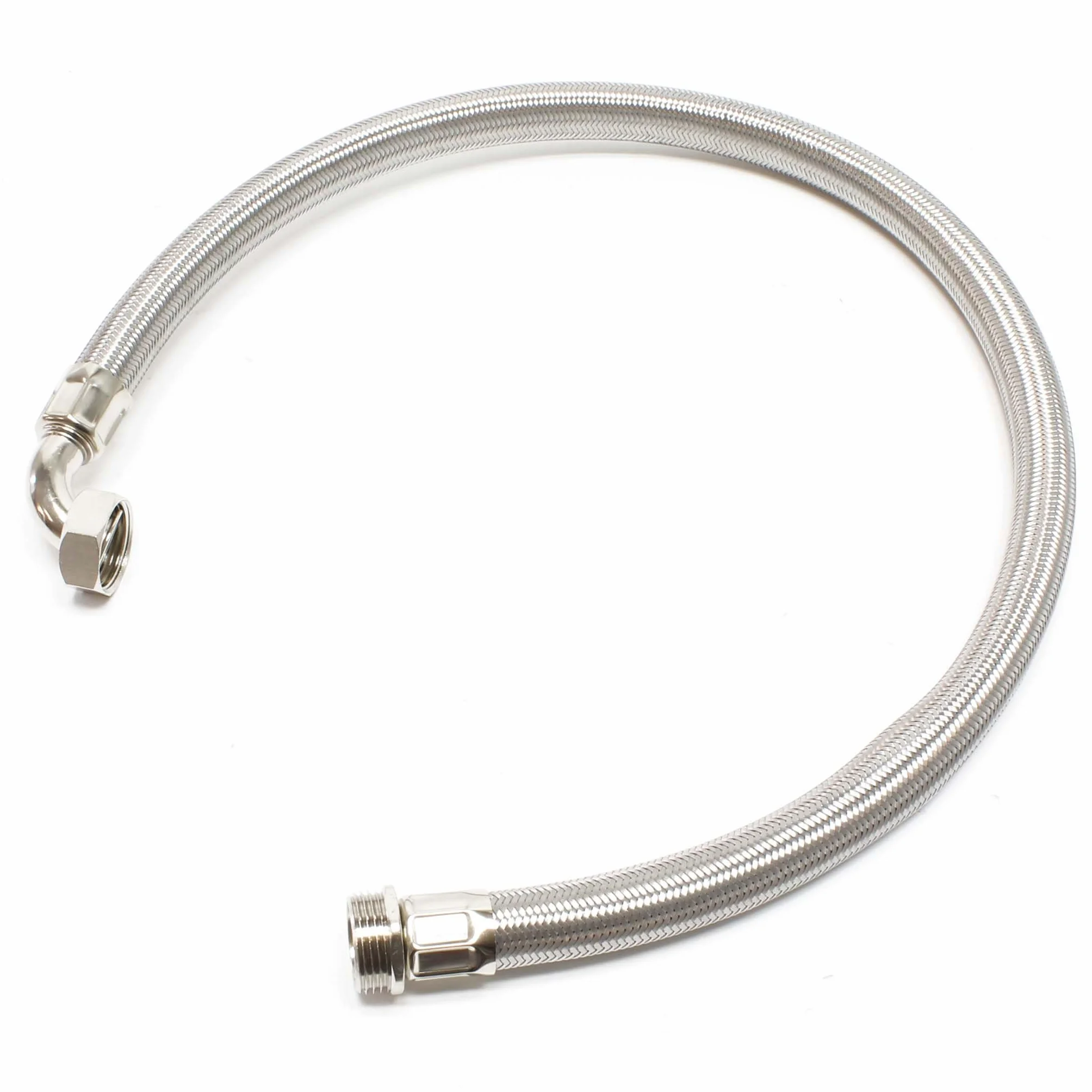Tuyau Eau Acier 0,6m DN25 (1") Installation Domestique Tuyau Blindé Réservoir Vessie