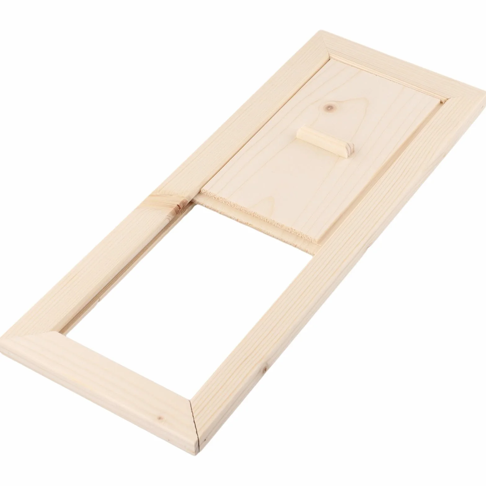 Grille d'aération pour sauna, clapet de ventilation en bois, contrôle optimal du flux d'air