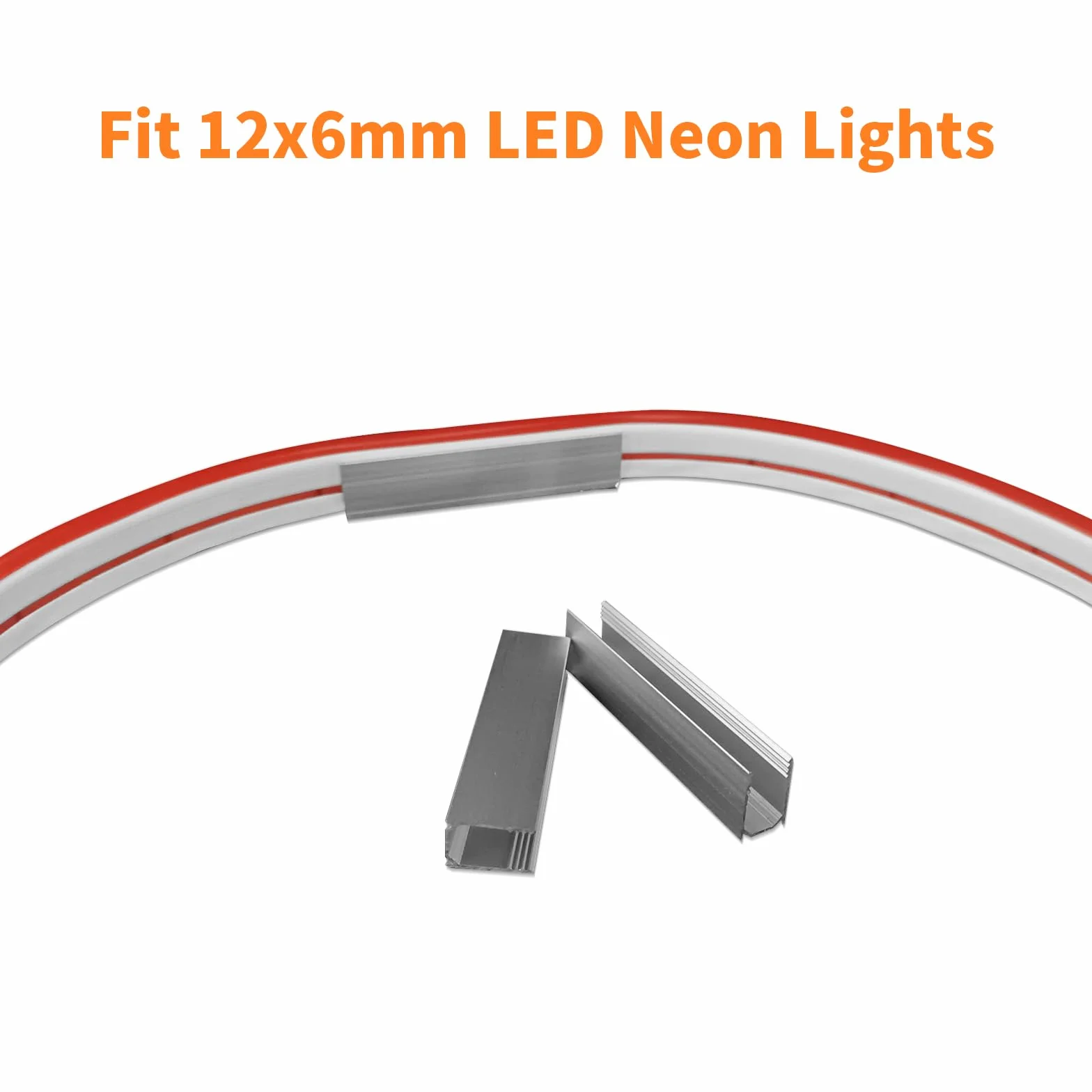 iNextStation 60 Pièces Accessoires pour bandes LED néon, embouts, vis, clips, fils