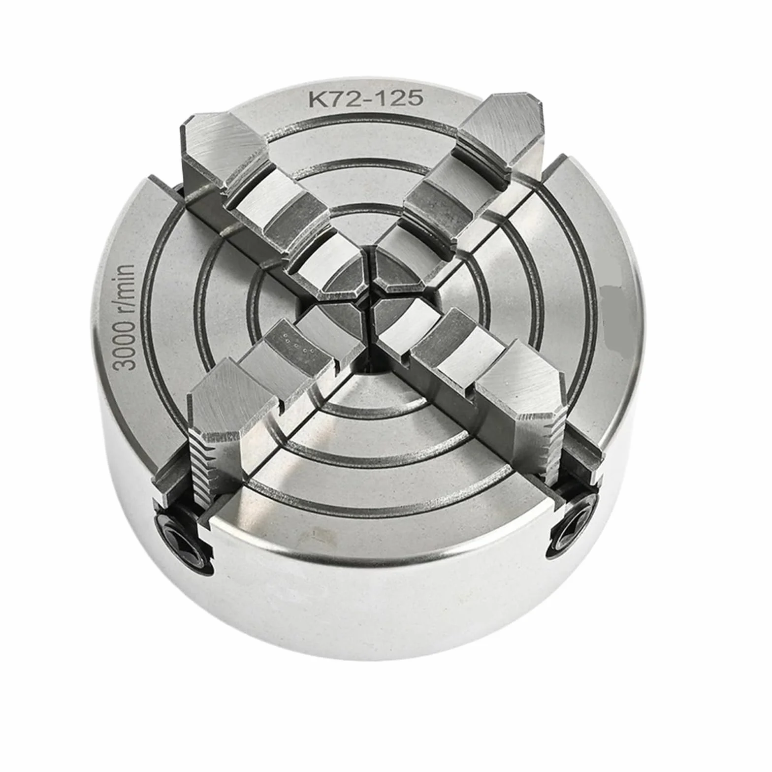 mandrin de Tour Mandrin de Tour 125 mm Mandrin indépendant à 4 Mors K72-125 avec Installation à 3 Trous à l'arrière