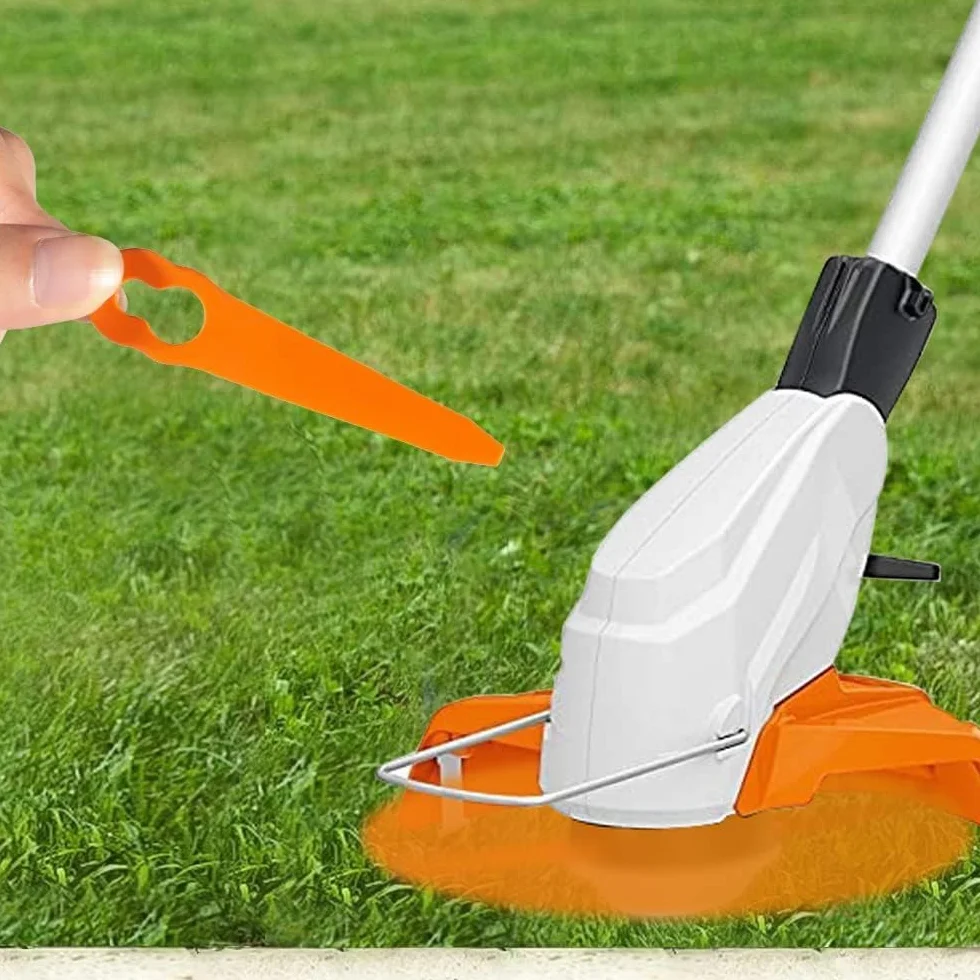 Lames Compatibles Stihl PolyCut 2-2 PolyCut 3-2 pour Coupe Bordure, Lot de 100 en Plastique