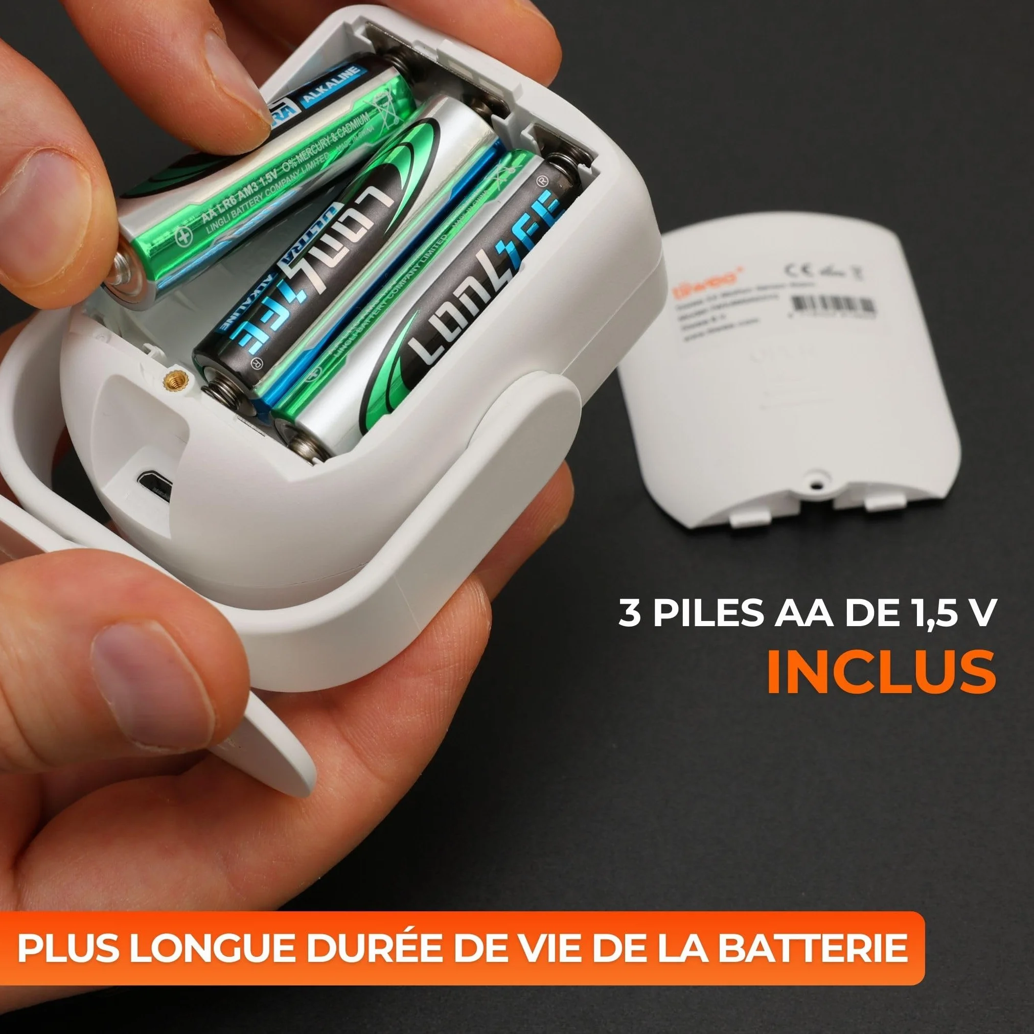 tiiwee X4 Détecteur de Mouvement et Alarme à Sirène - Sirène 120 DB - Système d'Alarme Antivol avec Télécommande - Extensible - à Utiliser dans la Maison, Le Garage, Le Jardin et l'Abri de Jardin