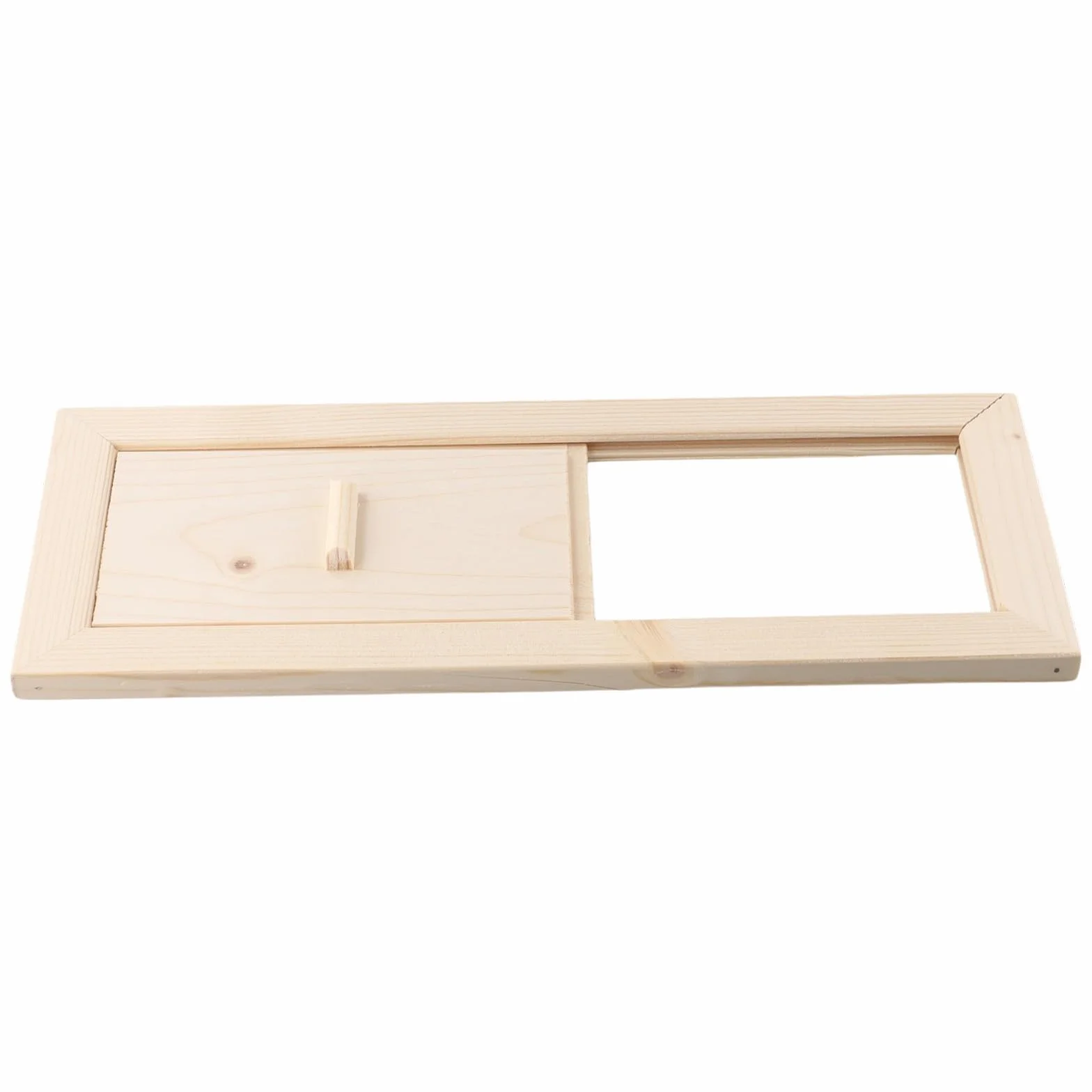 Grille d'aération pour sauna, clapet de ventilation en bois, contrôle optimal du flux d'air