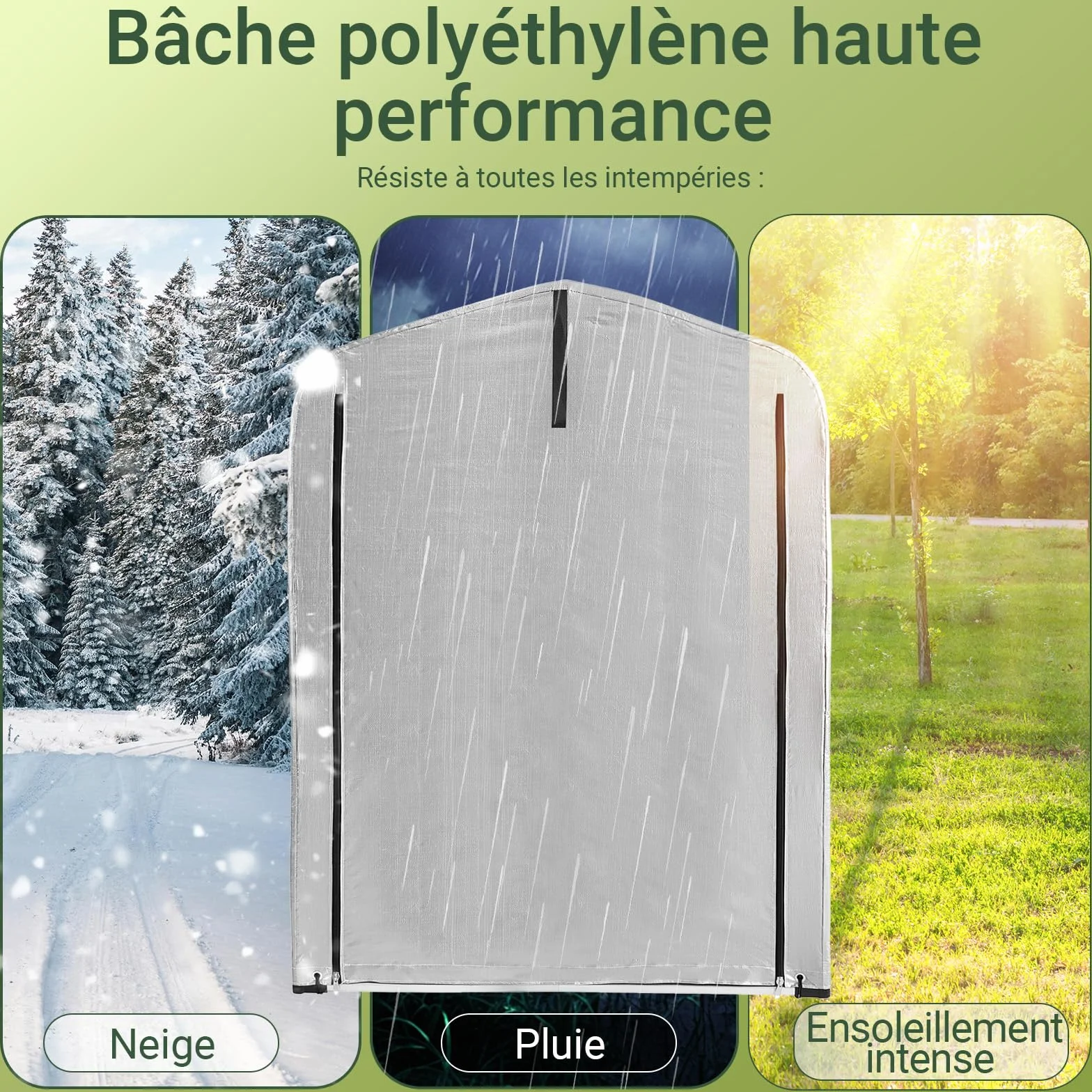 SoBuy Abri de Jardin Imperméable 120x176x163 cm Garage pour Vélo et Outils KLS11