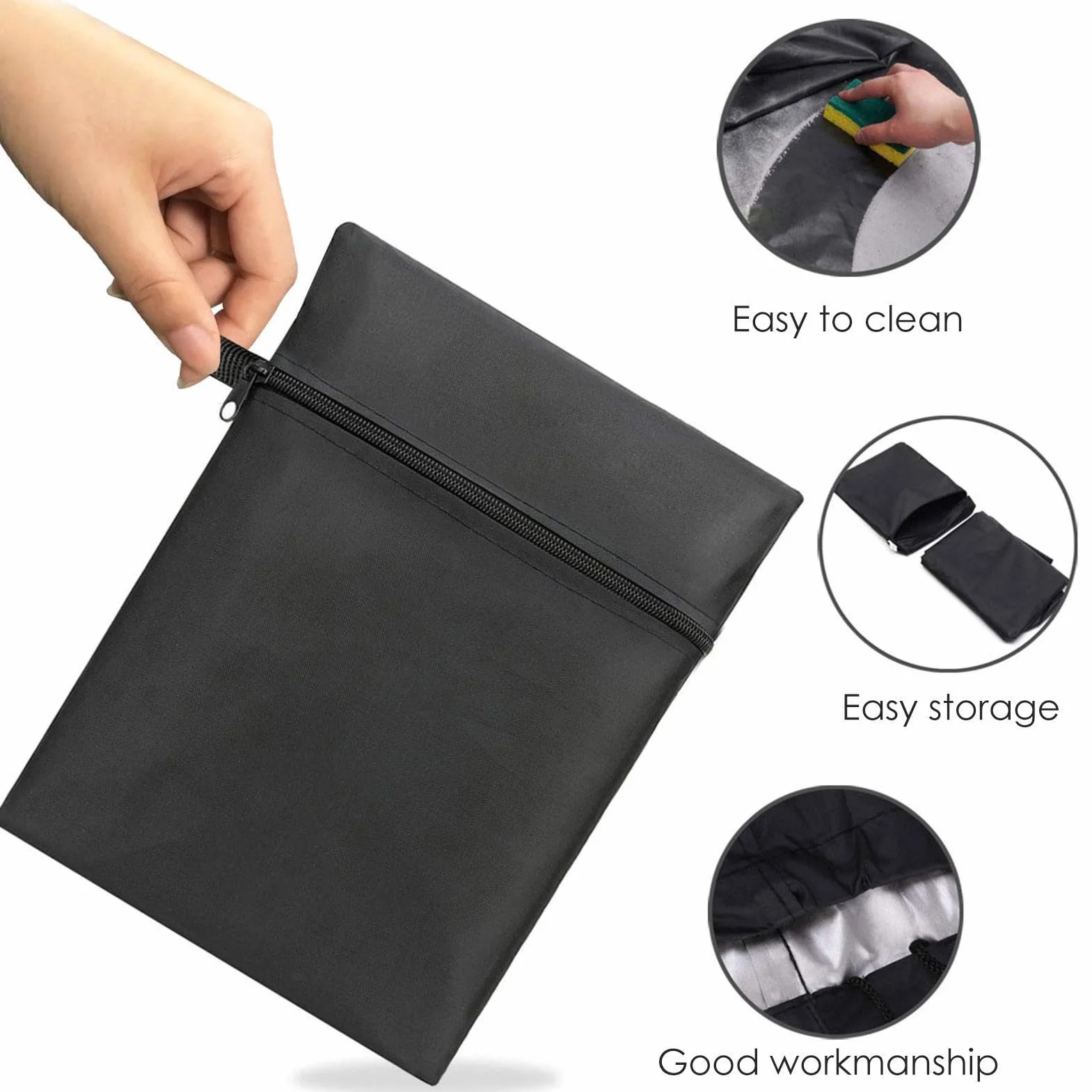 Housse de Banc d'Extérieur en Tissu Oxford Imperméable Résistante aux Déchirures pour Jardin