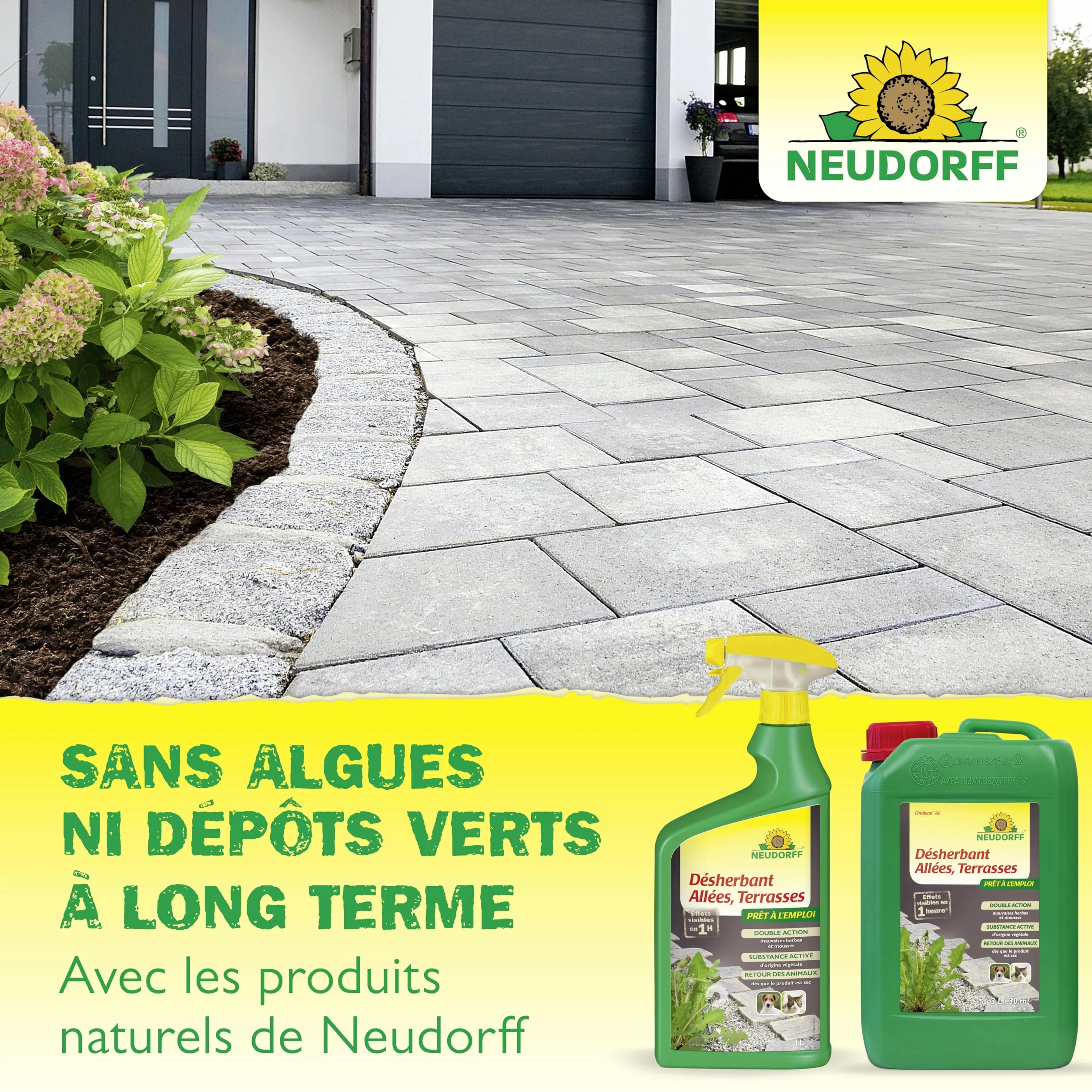 Neudorff Finalsan Désherbant Polyvalent 1 L Concentré Sans Glyphosate 60m²