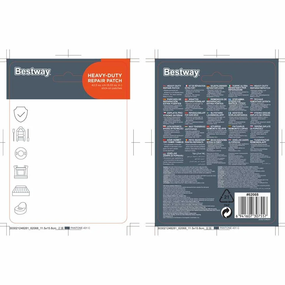 Bestway Heavy Duty Repair Patch 10 Units
